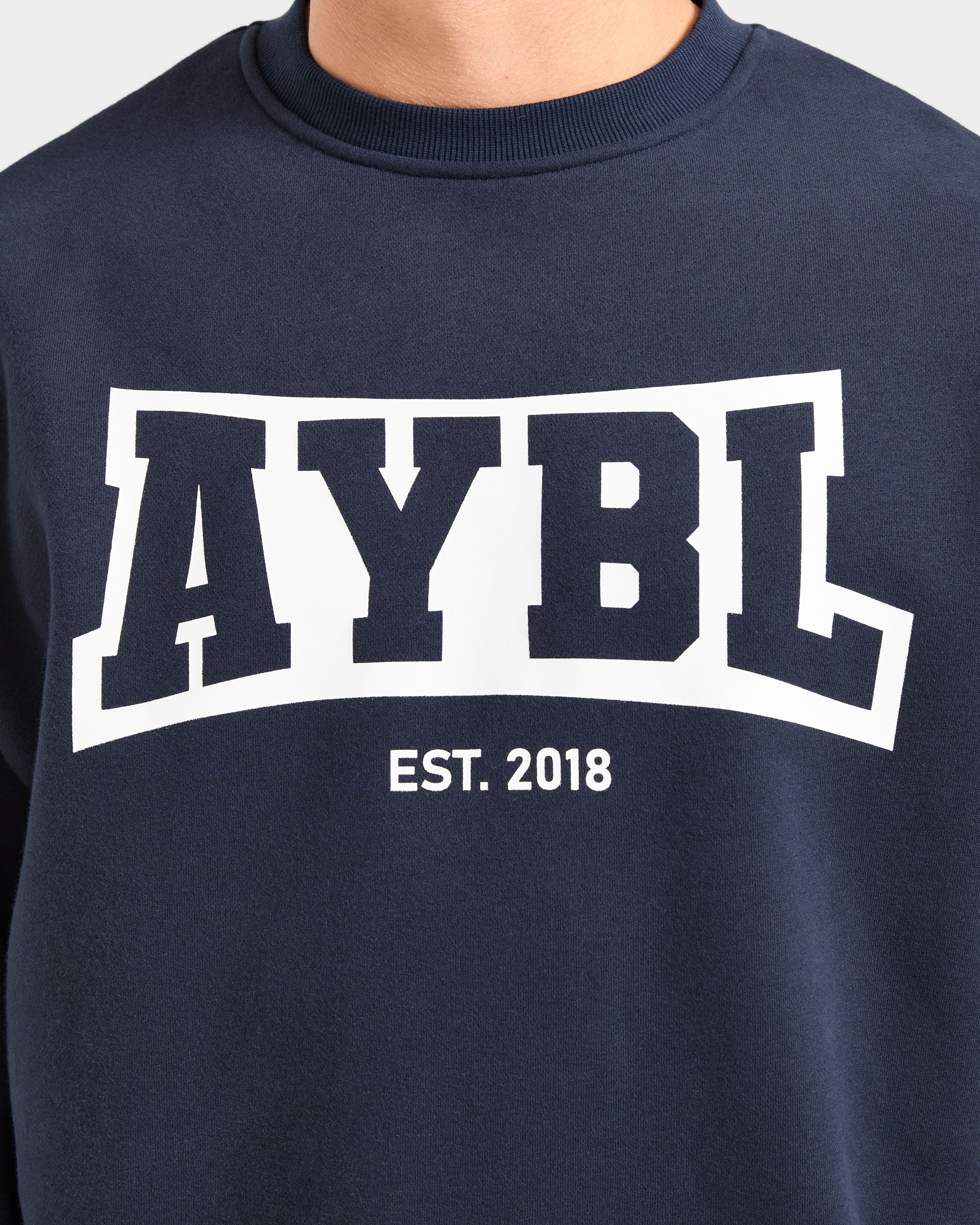 Academy Oversized Sweater - Navy