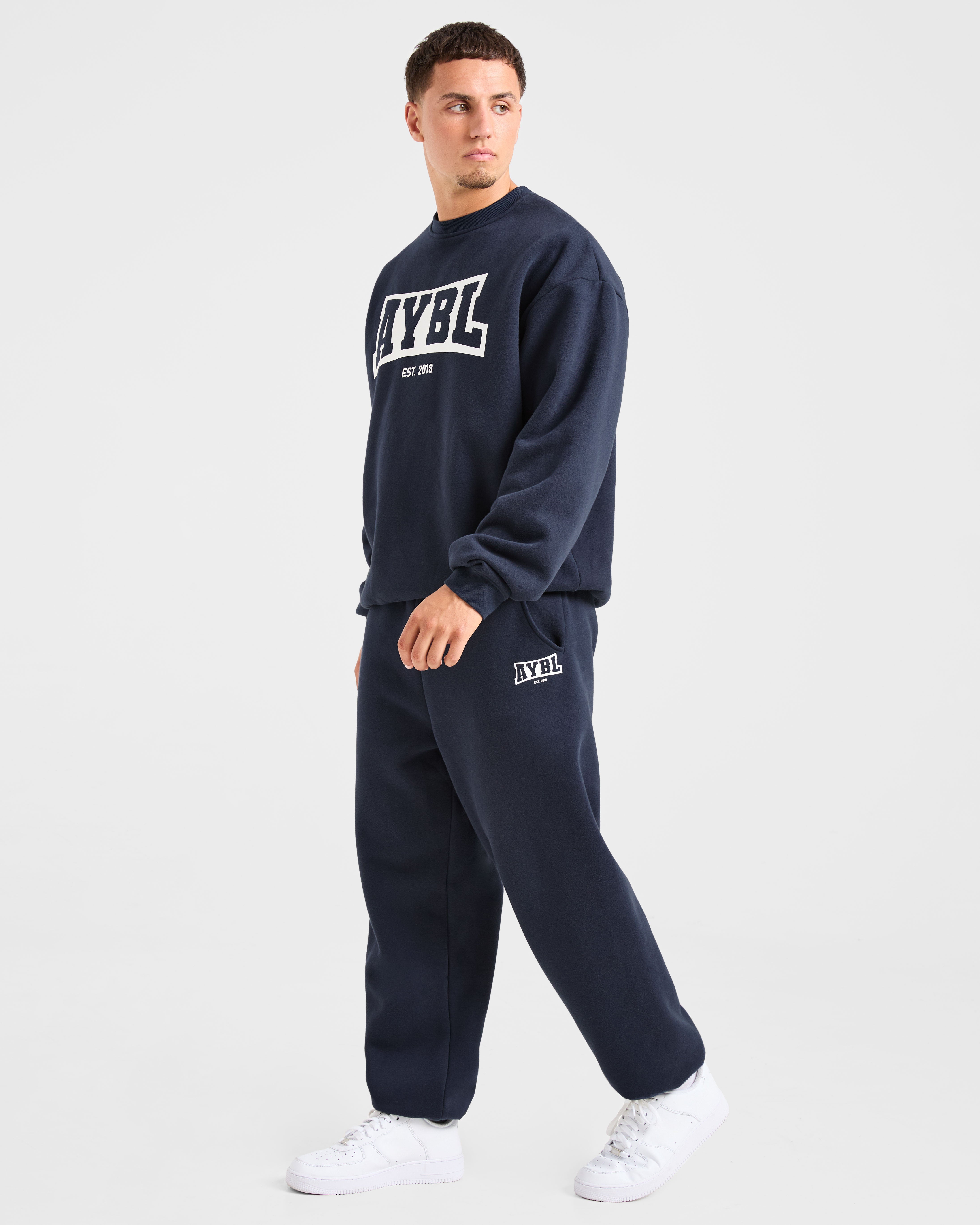 Academy Oversized Sweater - Navy