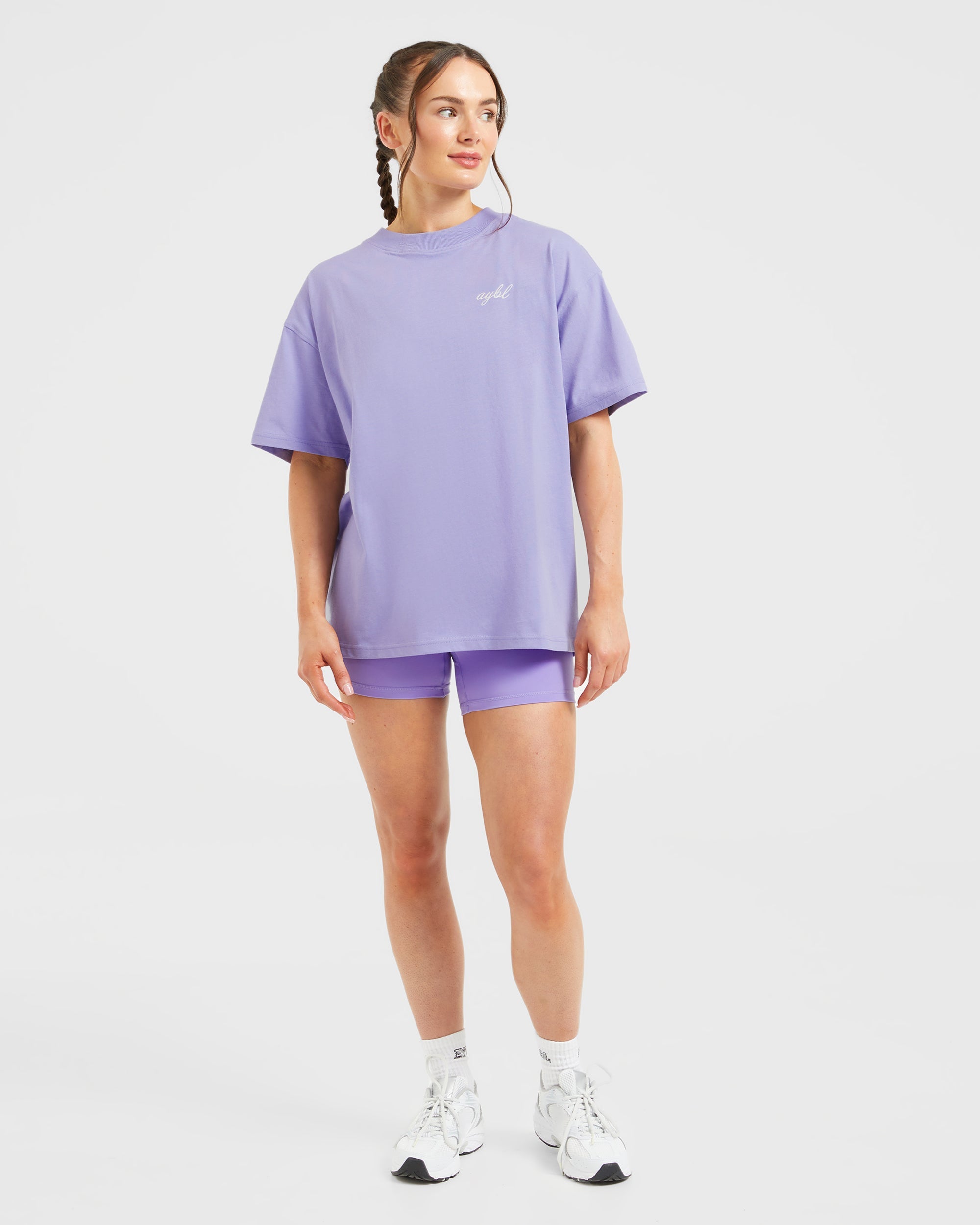 Manifest Oversized T Shirt - Paars