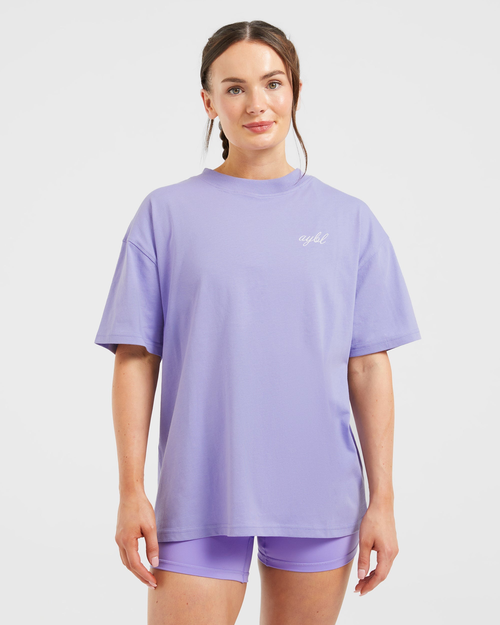 Manifest Oversized T Shirt - Paars