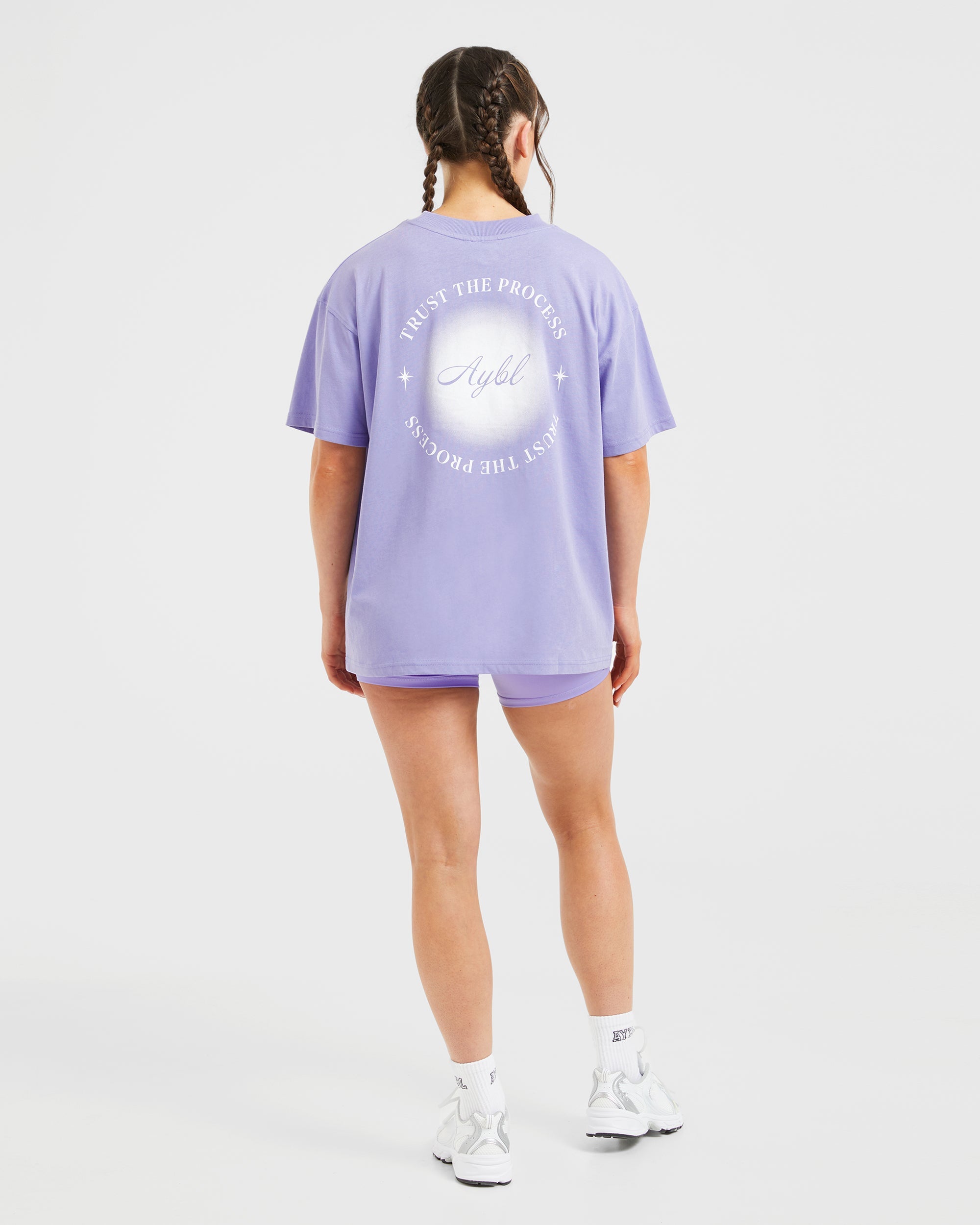 Manifest Oversized T Shirt - Paars