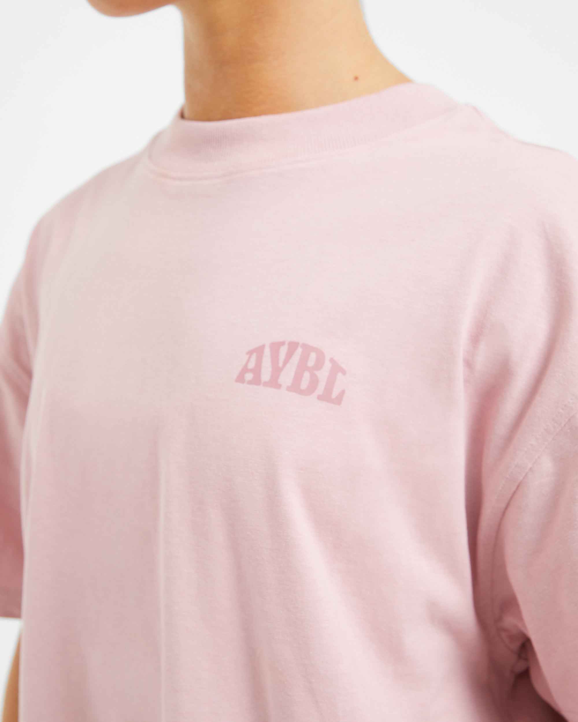 Mind Over Matter Oversized T Shirt - Roze