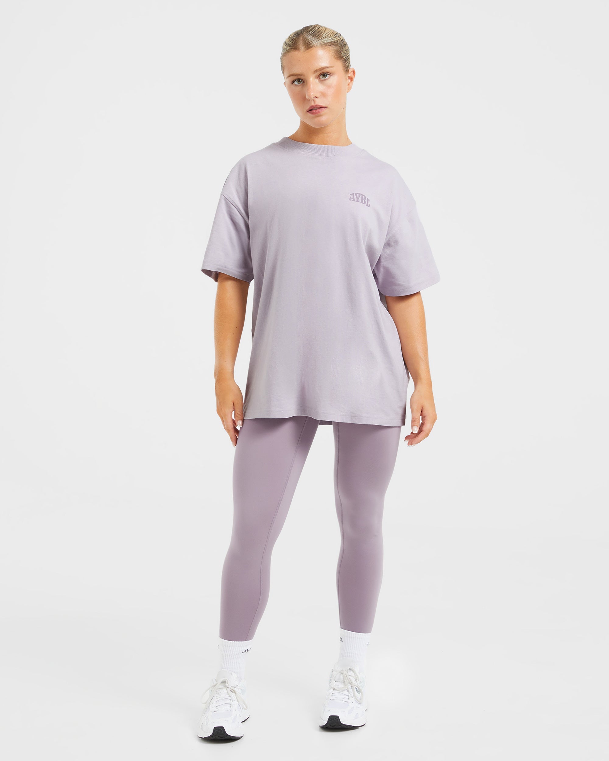 Mind Over Matter Oversized T Shirt - Paars