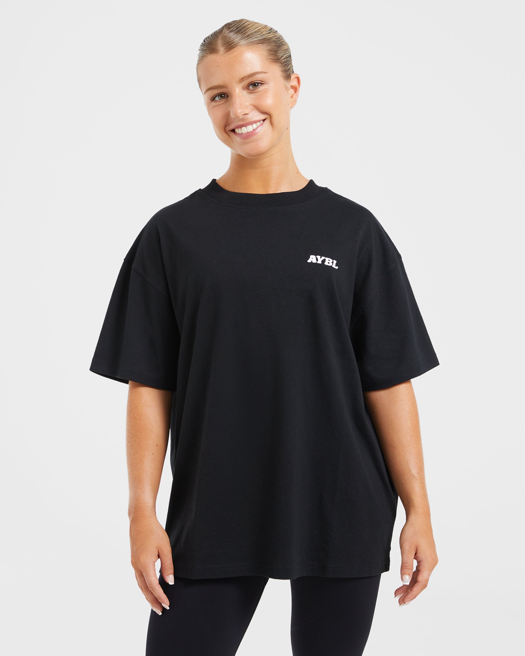 Stronger You Oversized T Shirt - Zwart