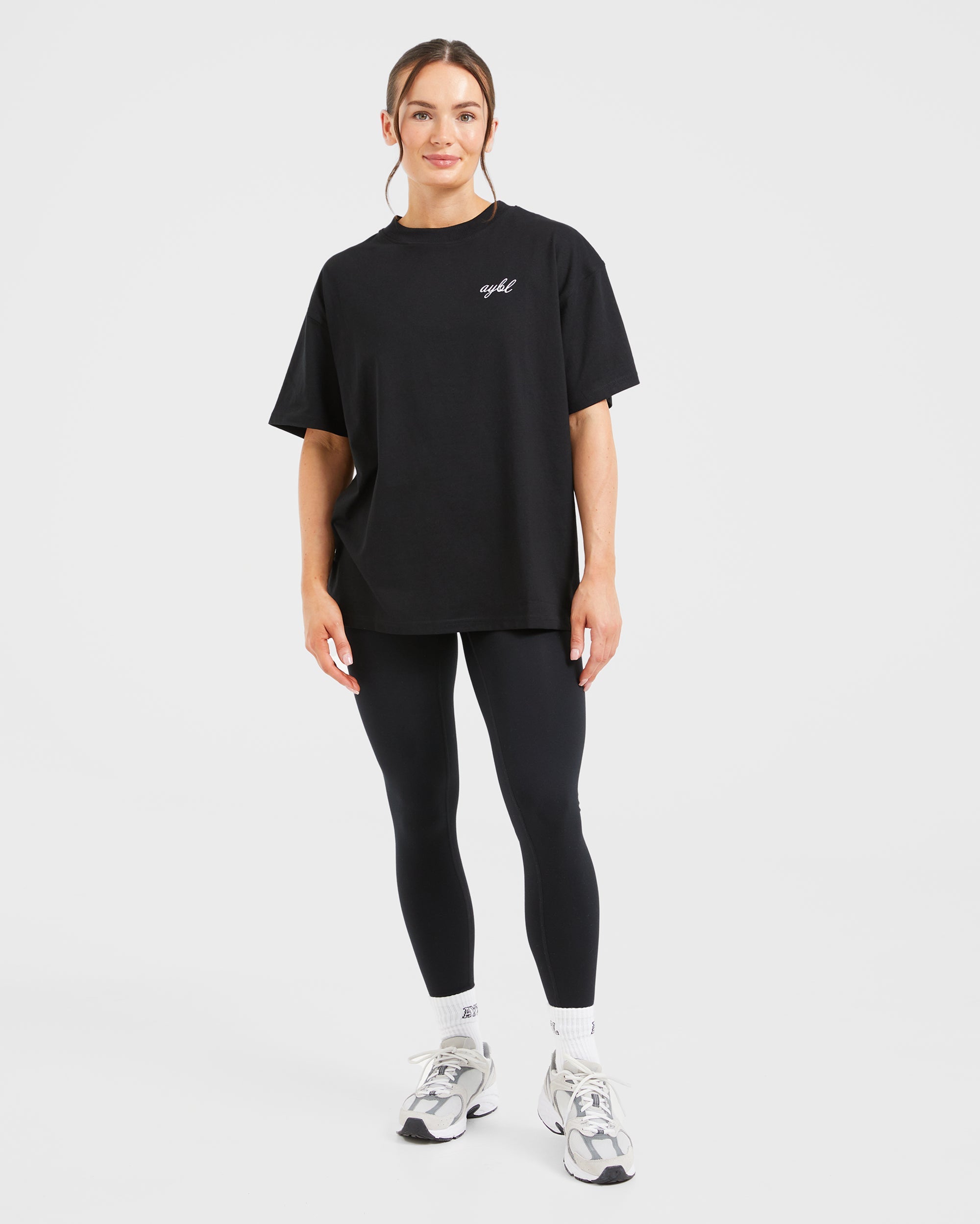 Manifest Oversized T Shirt - Zwart