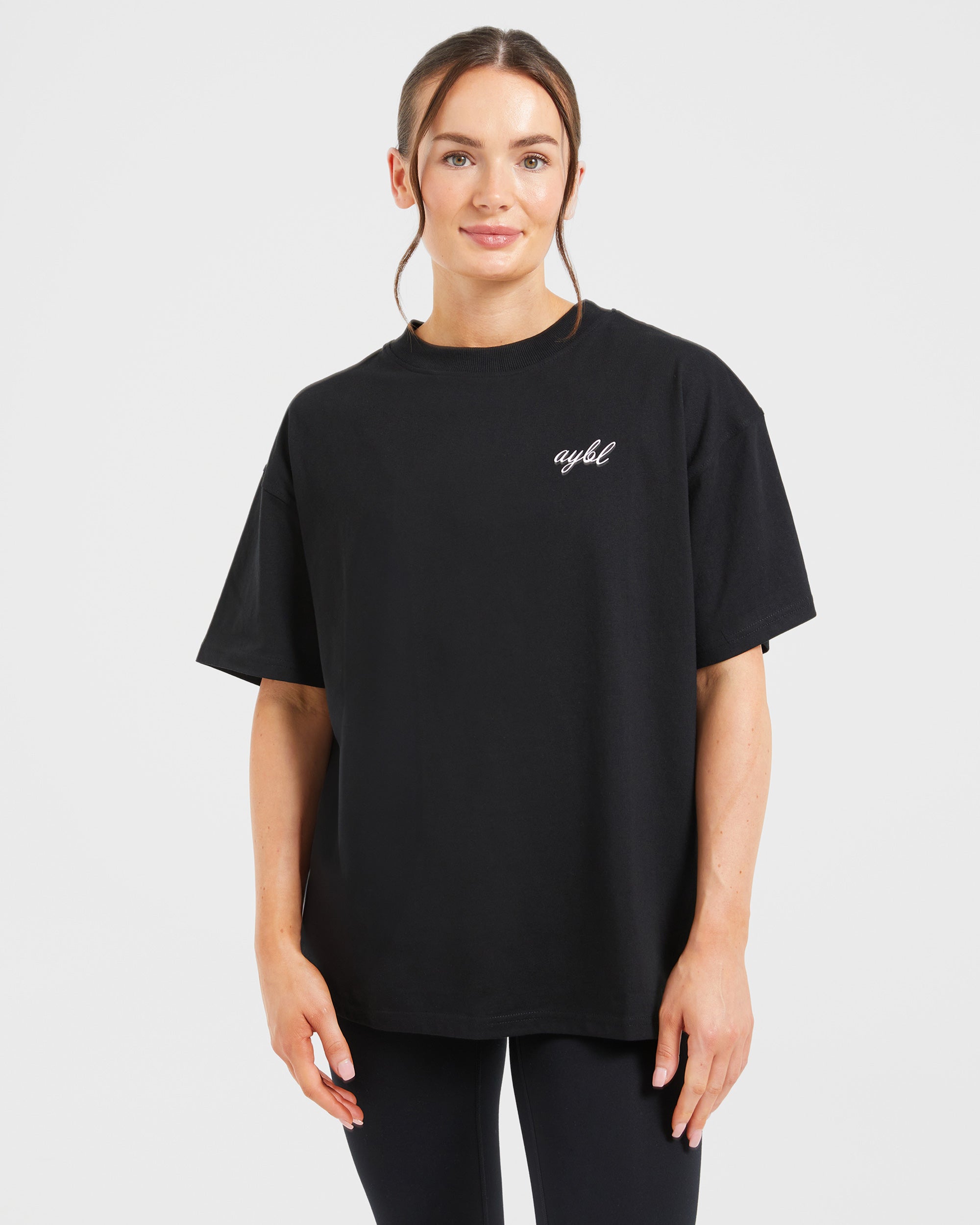 Manifest Oversized T Shirt - Zwart