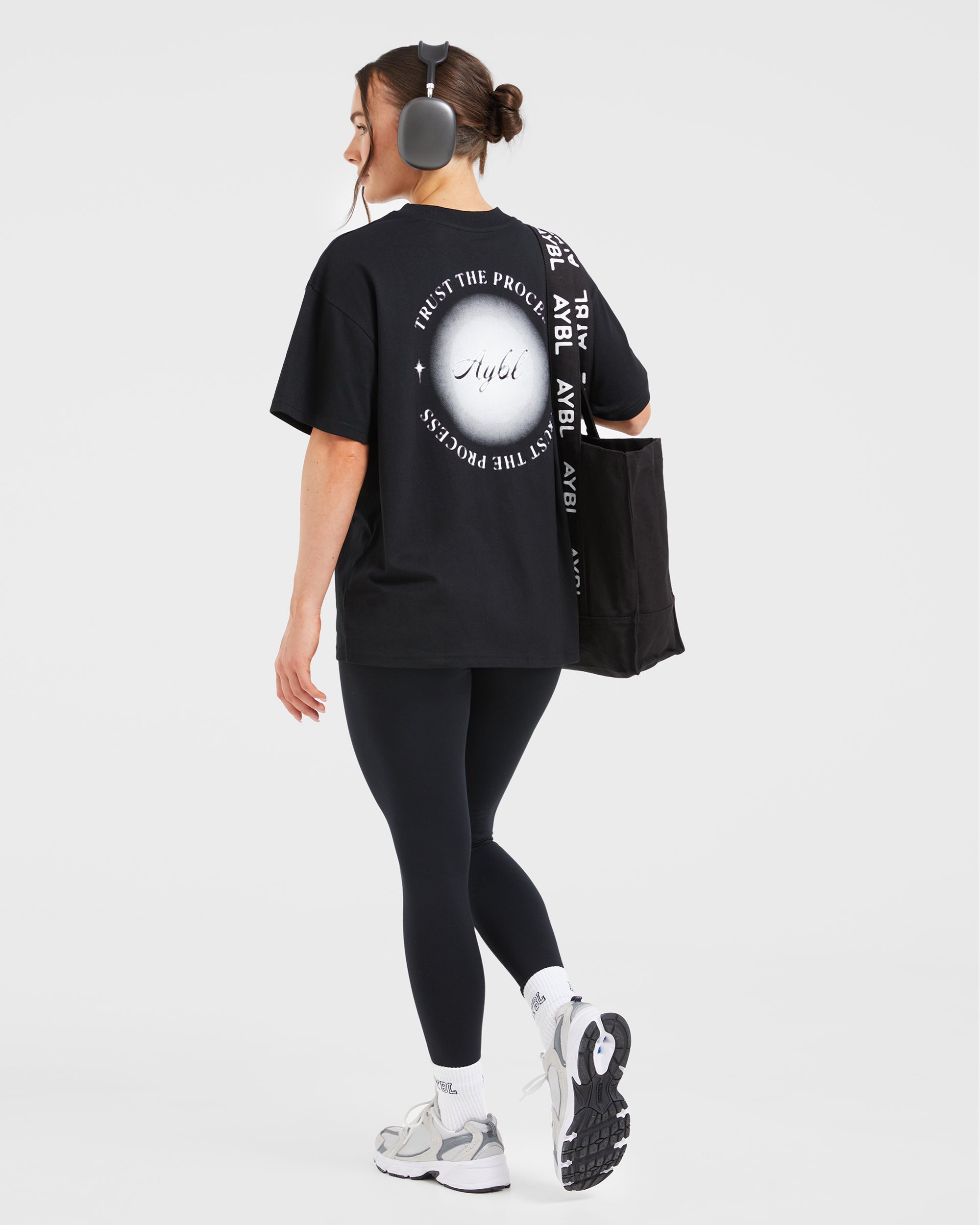 Manifest Oversized T Shirt - Zwart