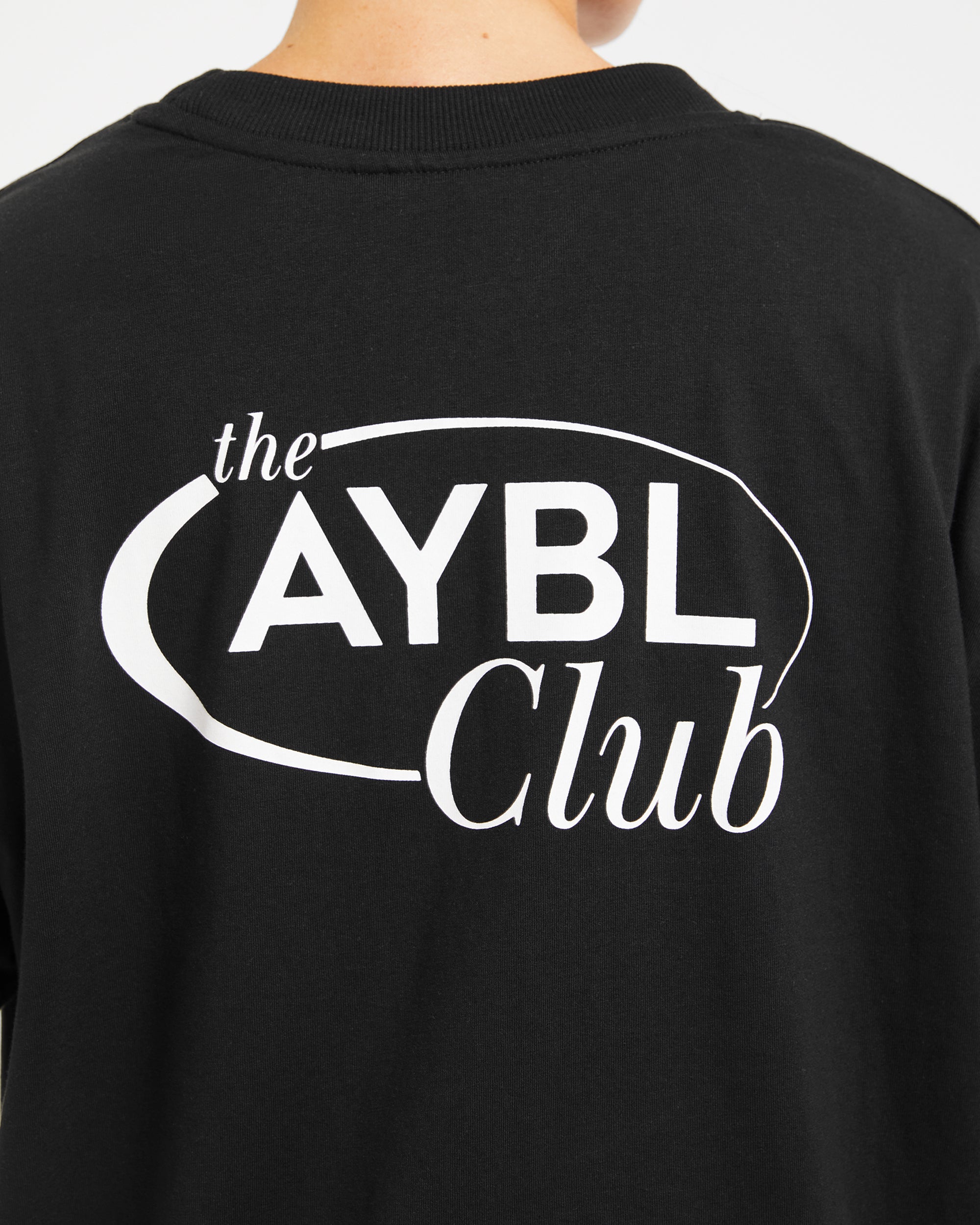 AYBL Club Oversized T Shirt - Zwart