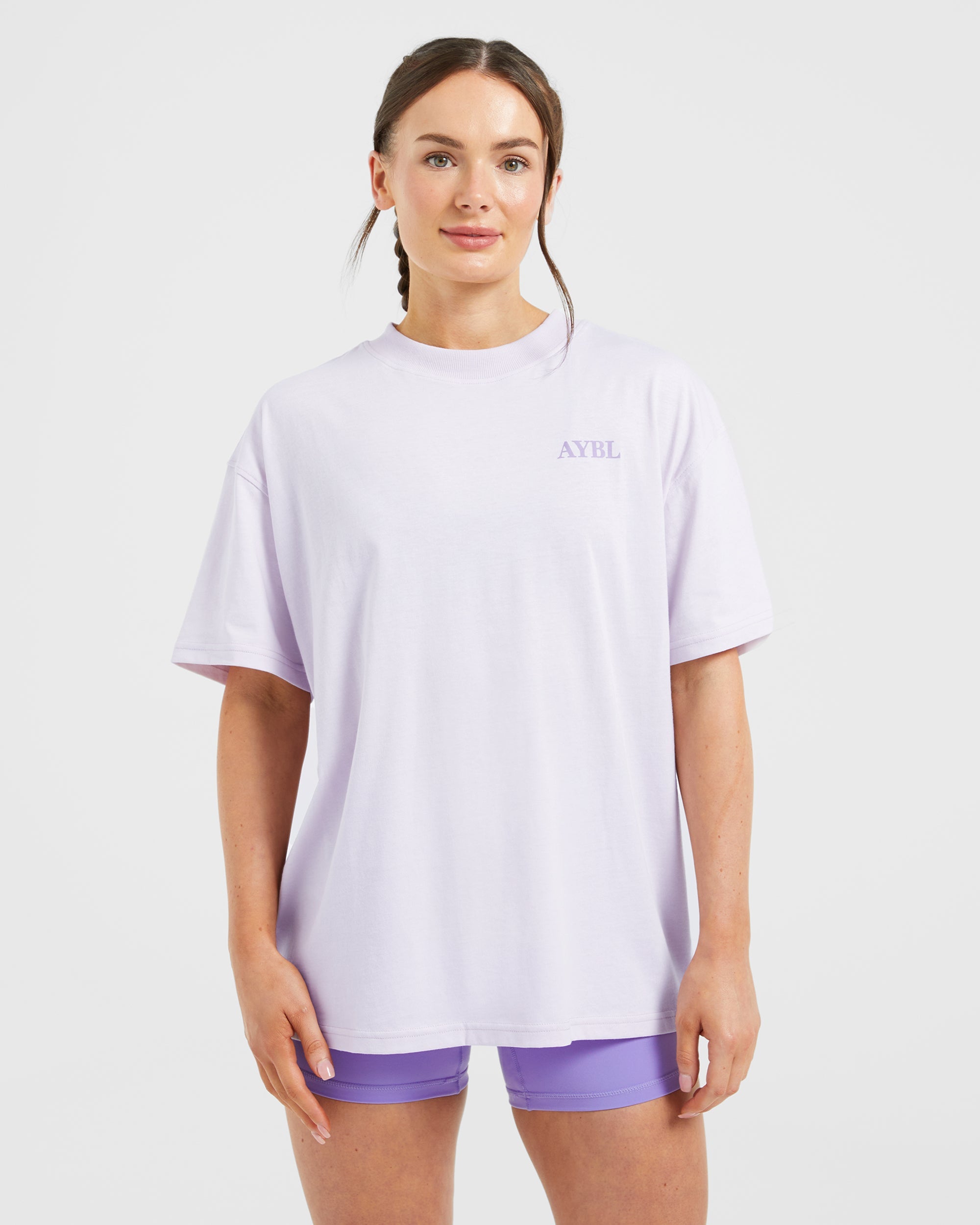 Do It For You Oversized T Shirt - Orchid Paars