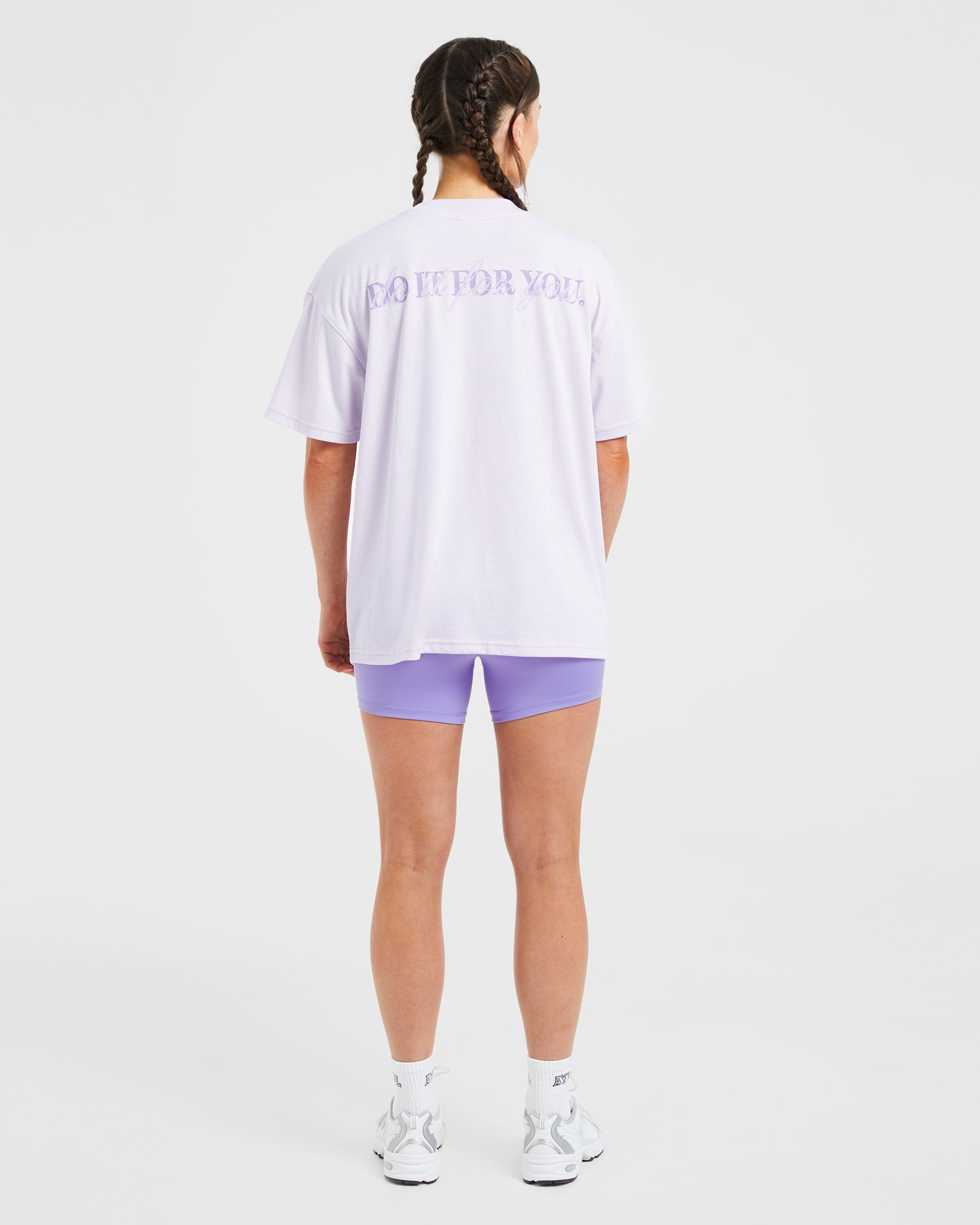 Do It For You Oversized T Shirt - Orchid Paars