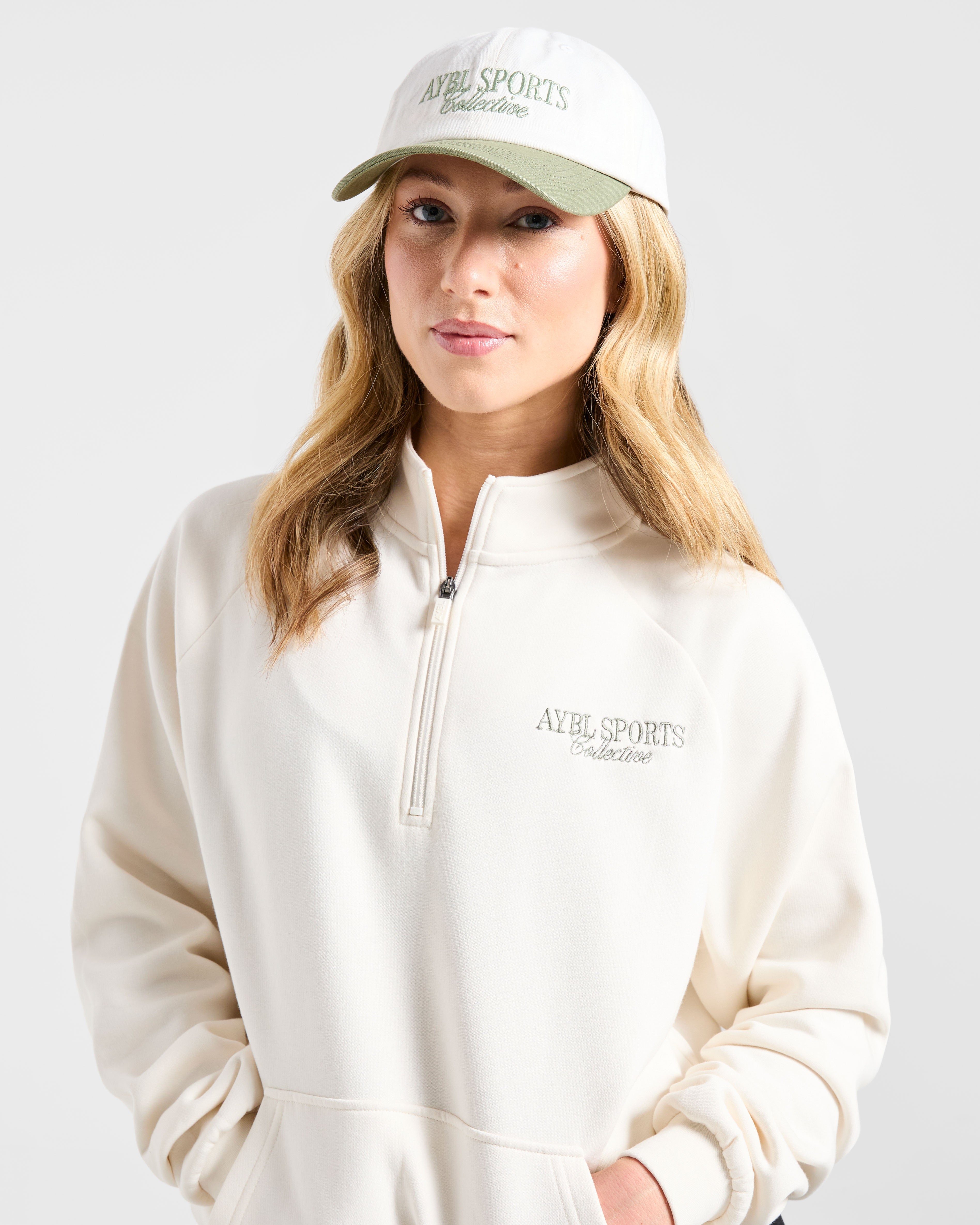 Sports Collective Cap - Off Wit/Groen