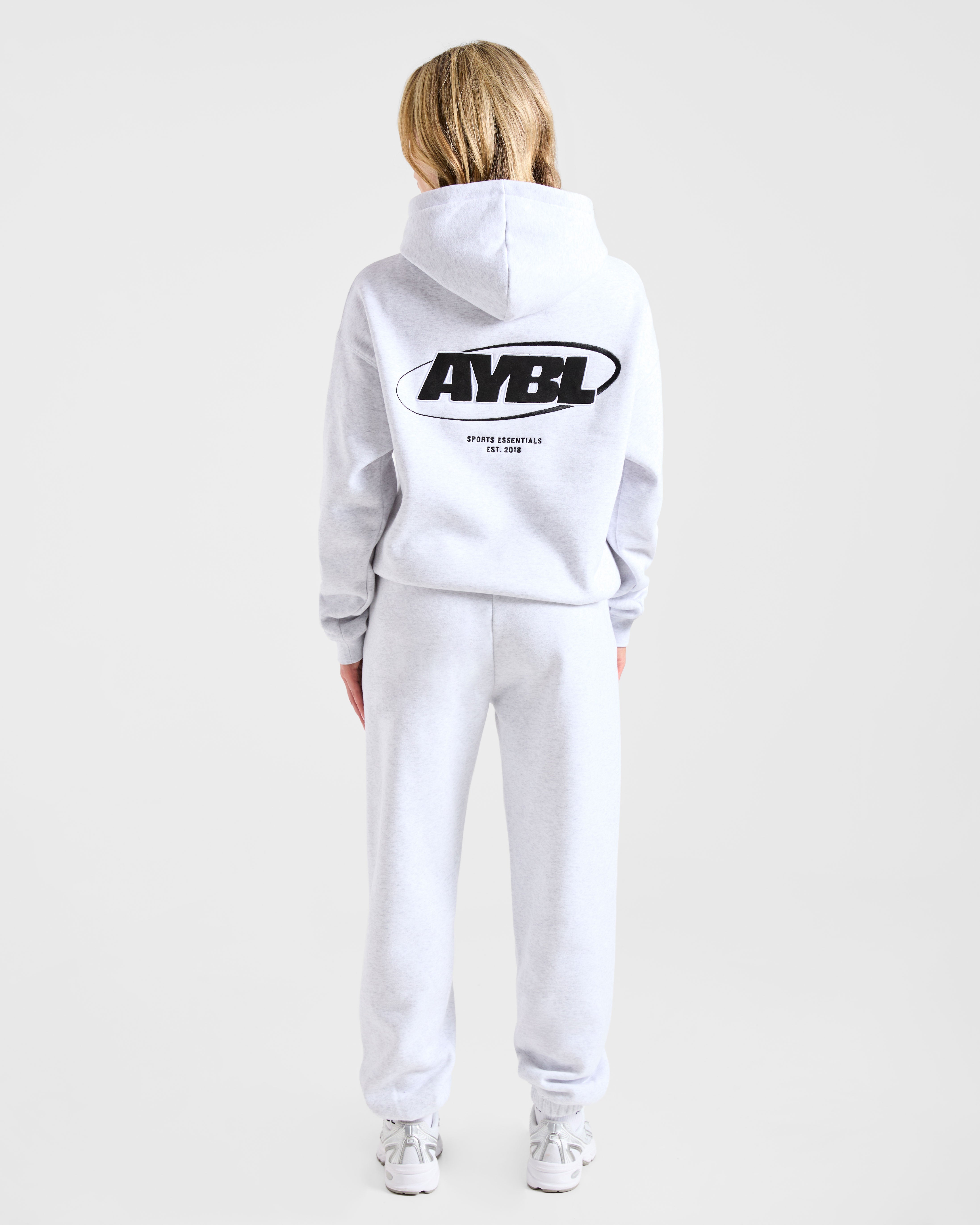 Sports Essentials Oversized Hoodie - Heather Grijs/Zwart