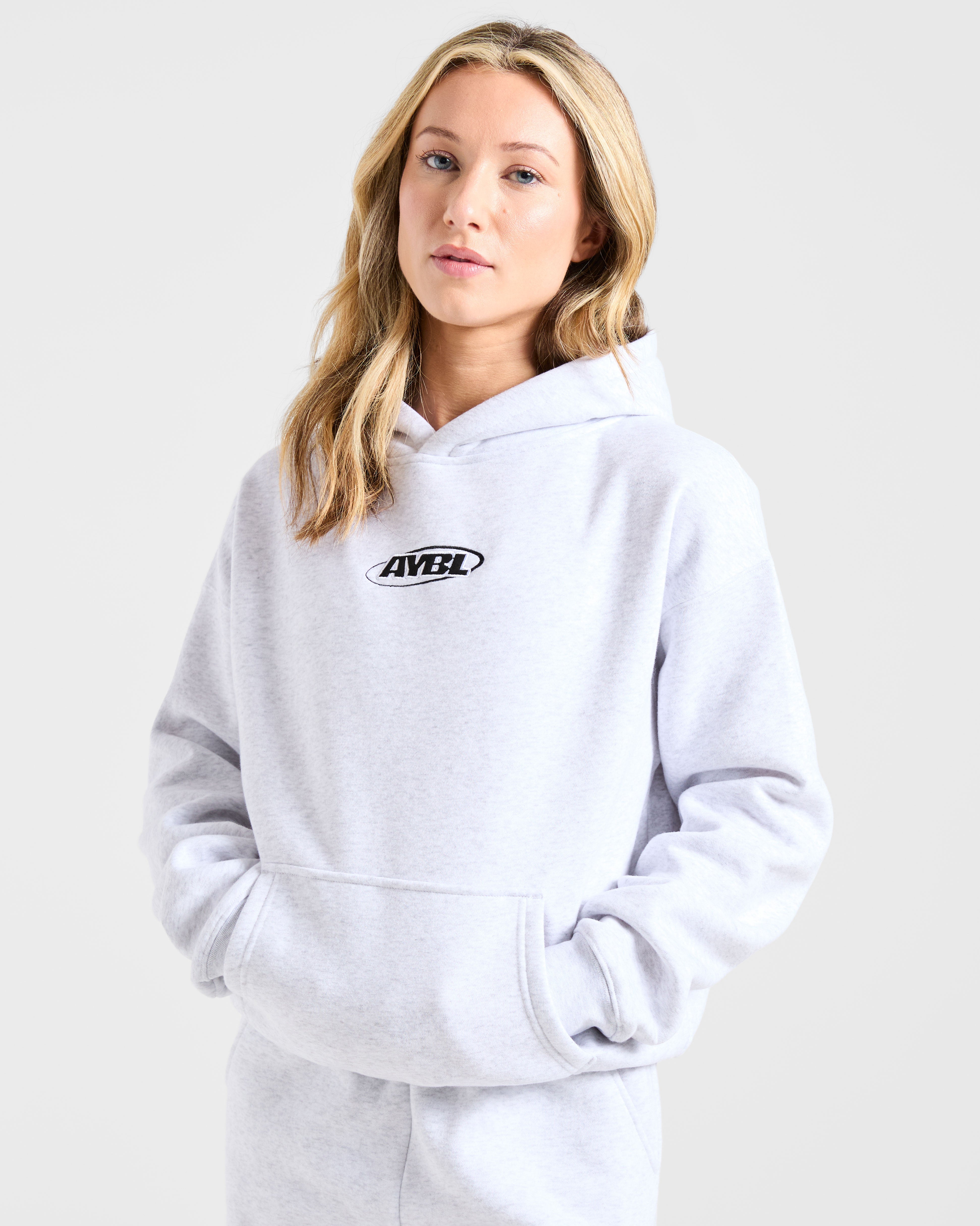 Sports Essentials Oversized Hoodie - Heather Grijs/Zwart