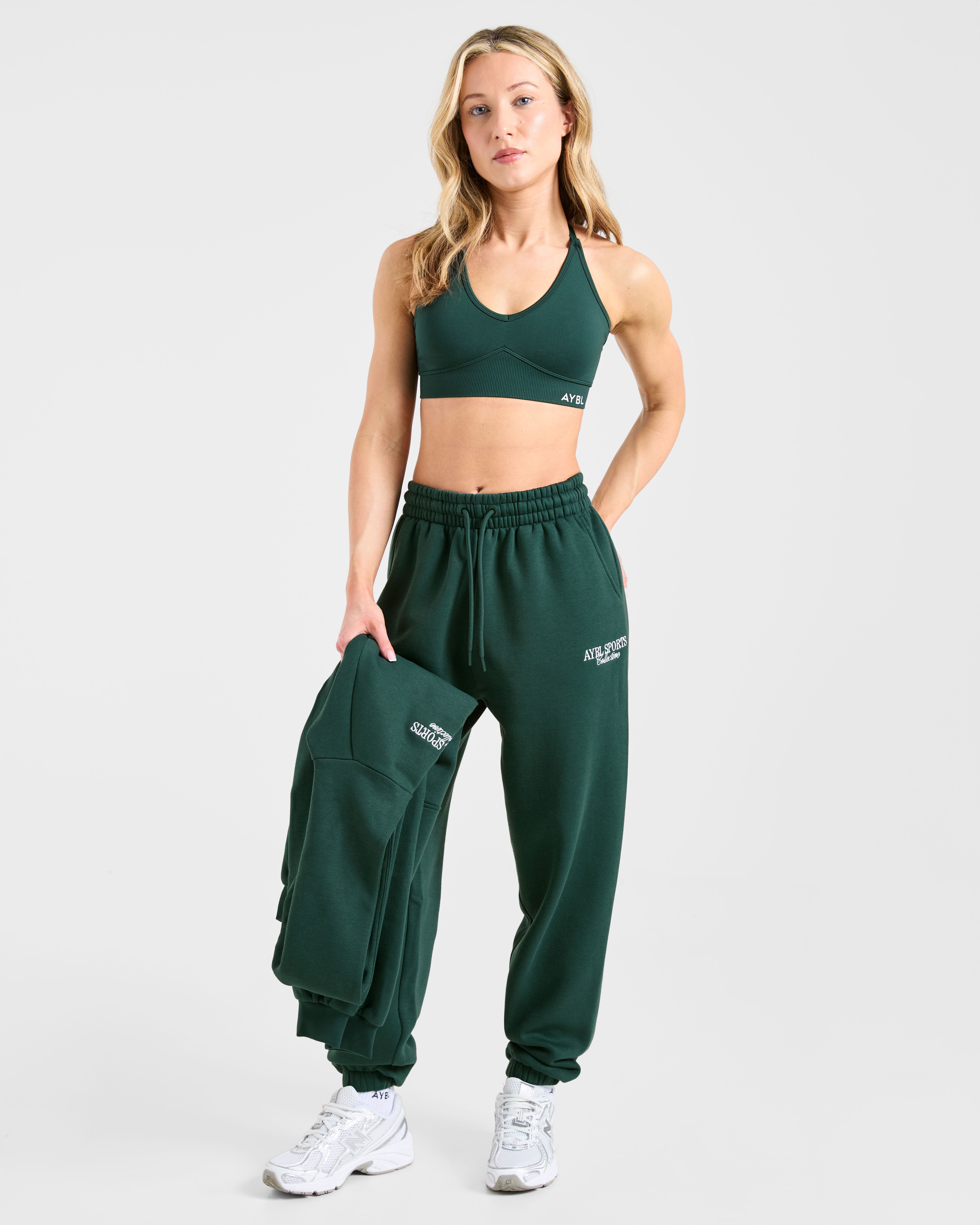 Sports Collective Oversized Joggers - Deep Forest
