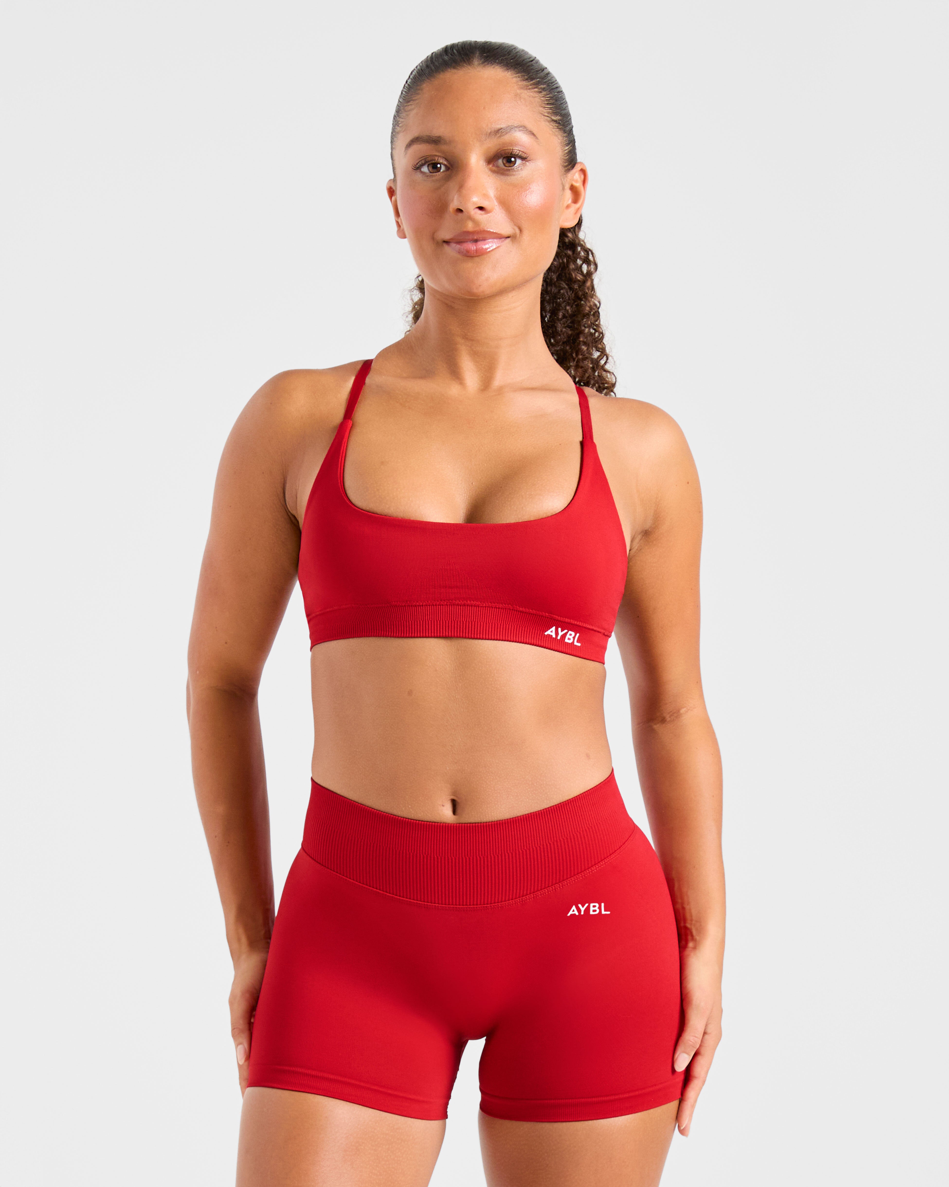 Enhance Seamless Sports Bra - Rood