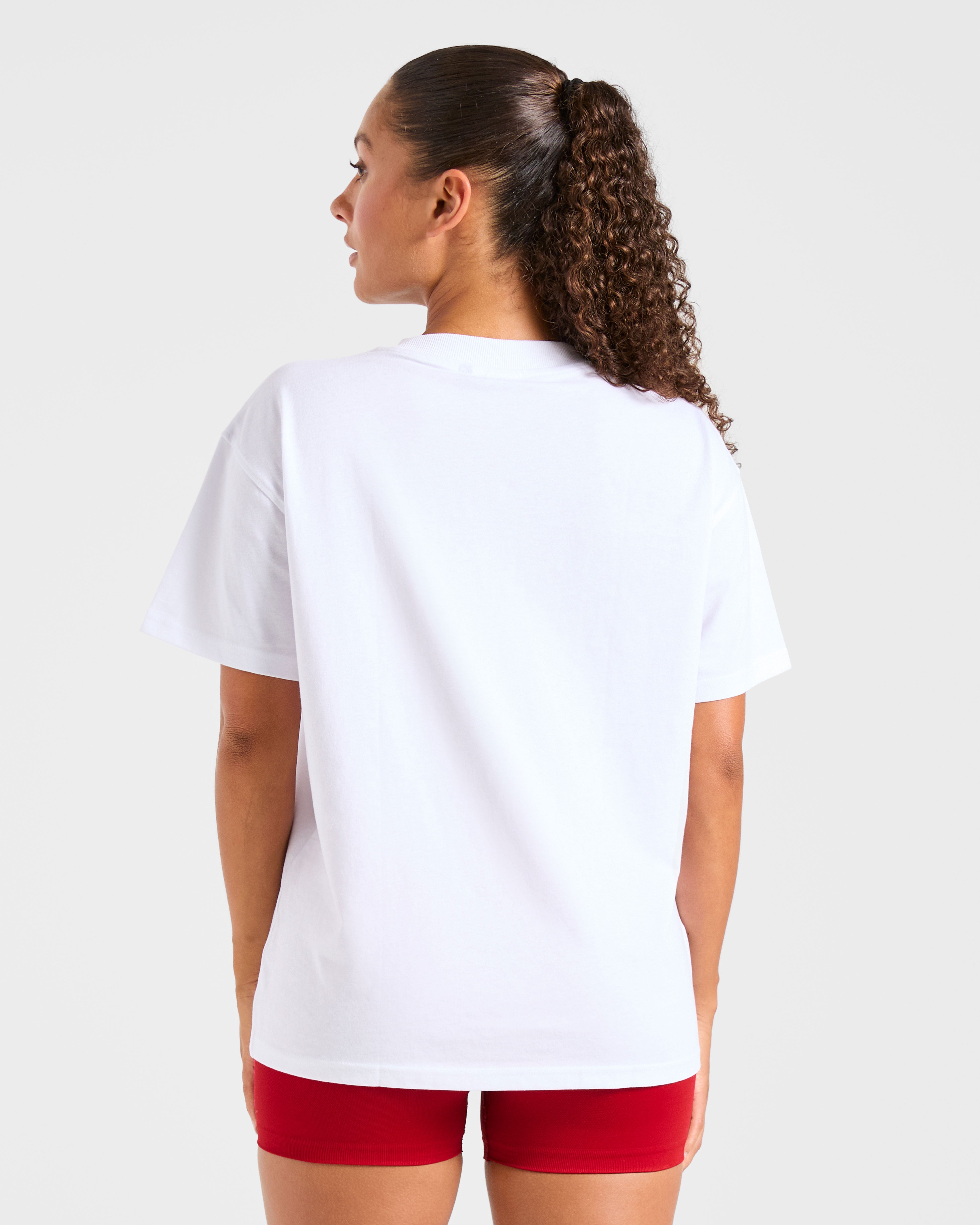 Varsity 2.0 Oversized T Shirt - Rood