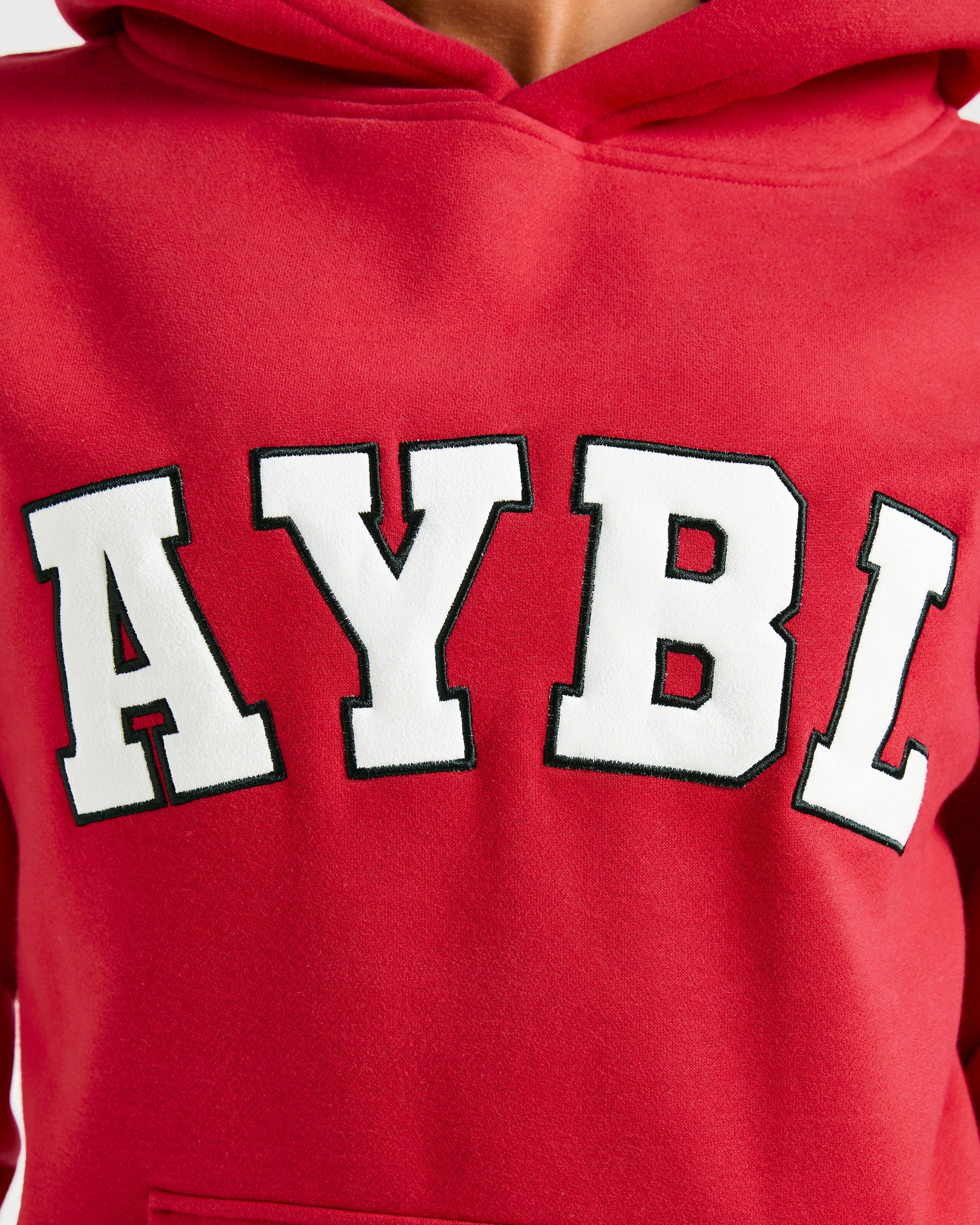 Varsity 2.0 Oversized Hoodie - Rood