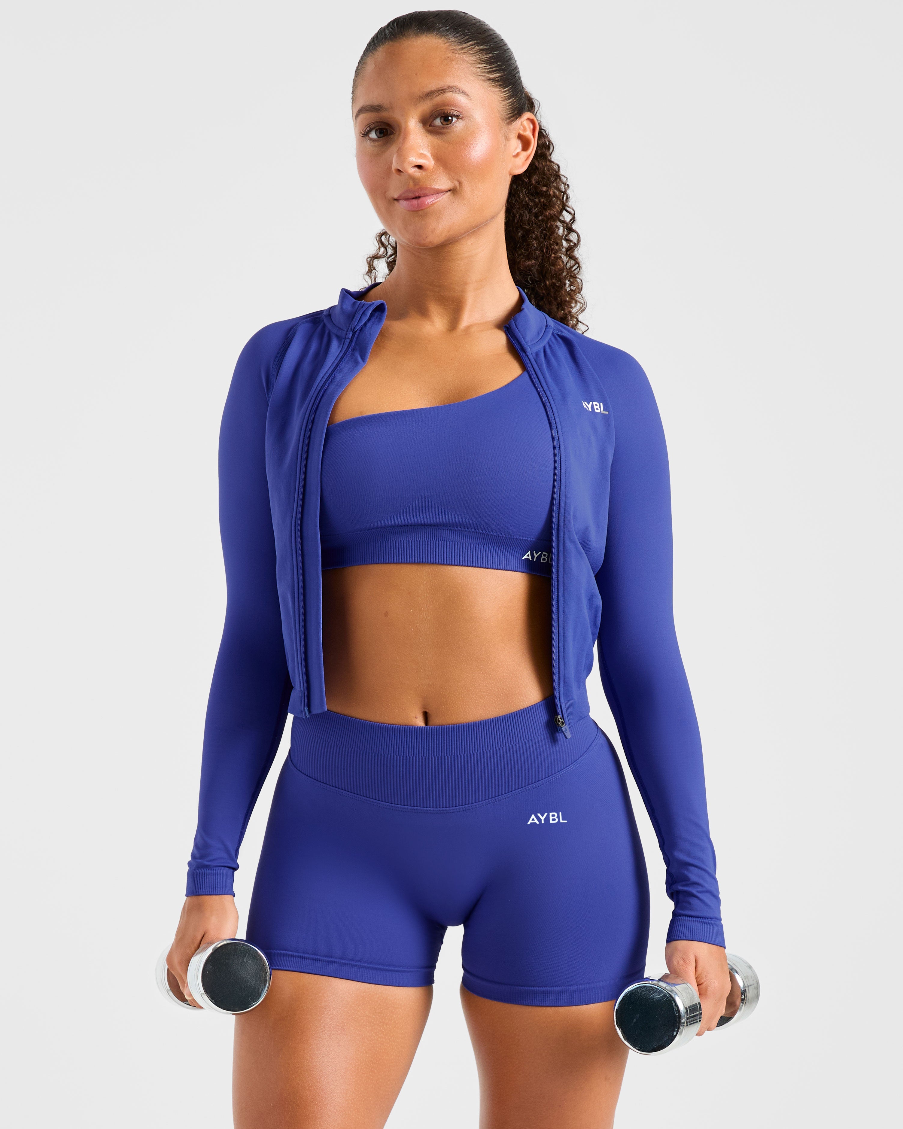 Enhance Seamless Shorts - Cobalt Blauw