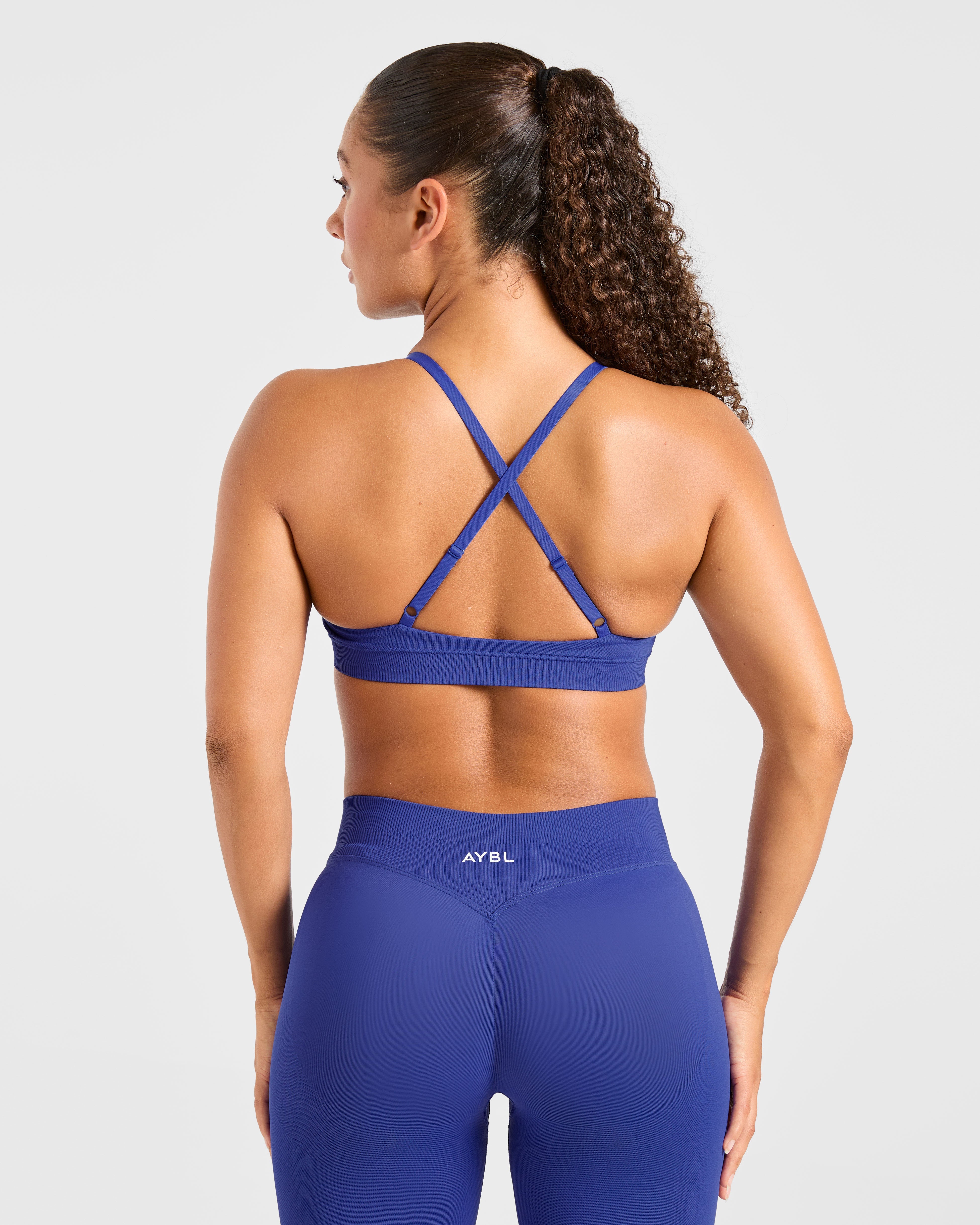 Enhance Seamless Sports Bra - Cobalt Blauw