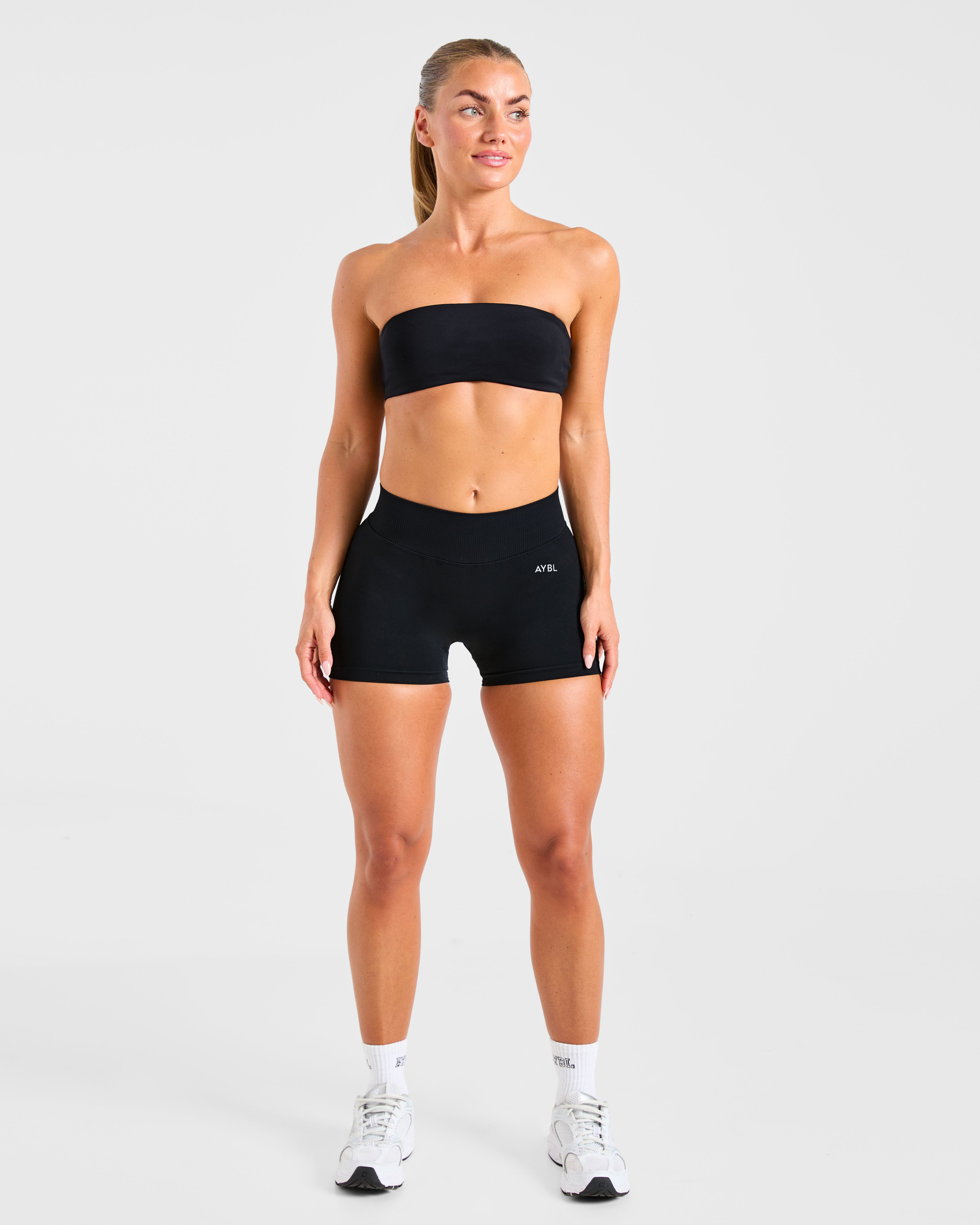 Essential Bandeau Sports Bra - Zwart