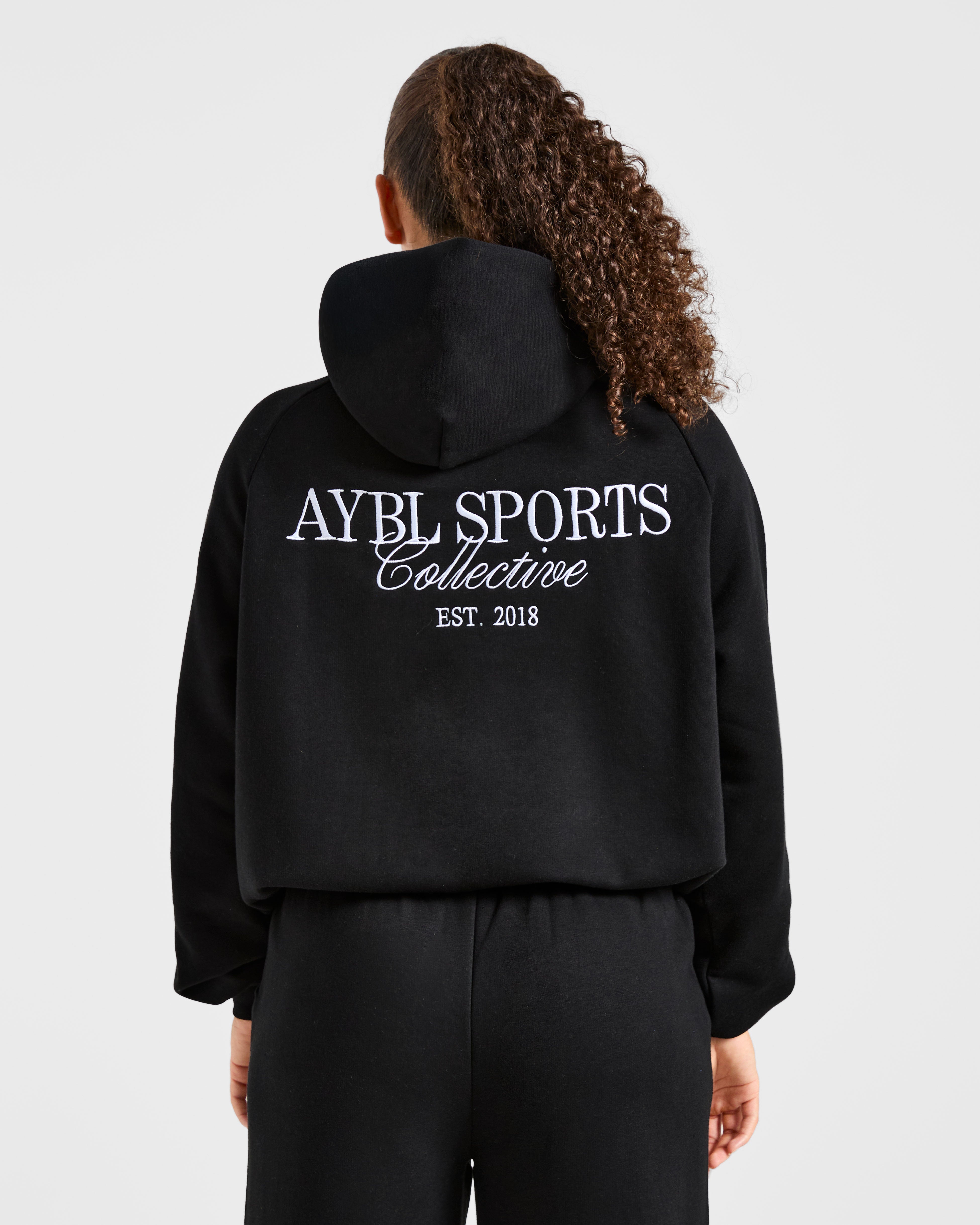 Sports Collective Oversized Hoodie - Zwart