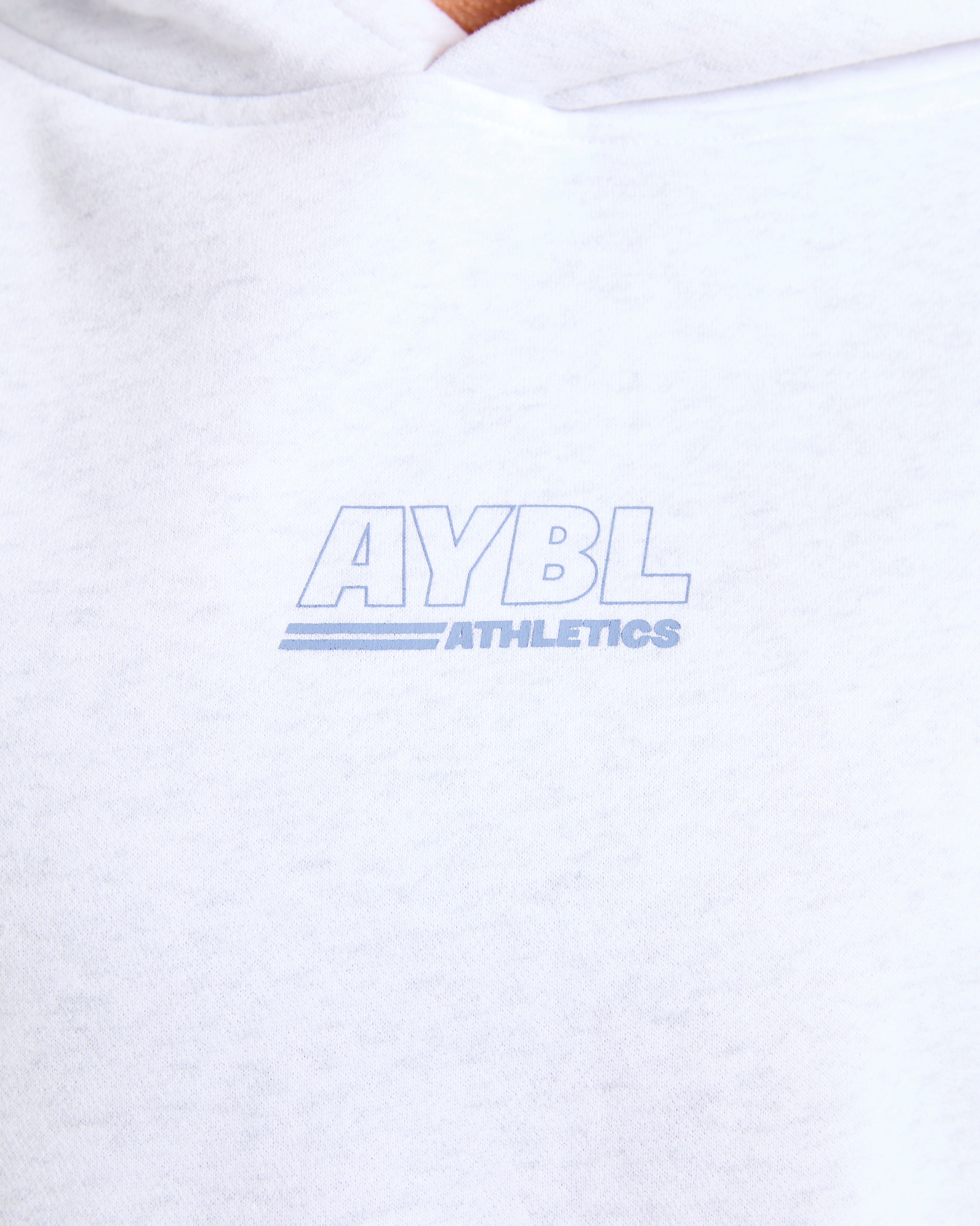 Athletics Track Oversized Hoodie - Heather Grijs/Slate Blauw