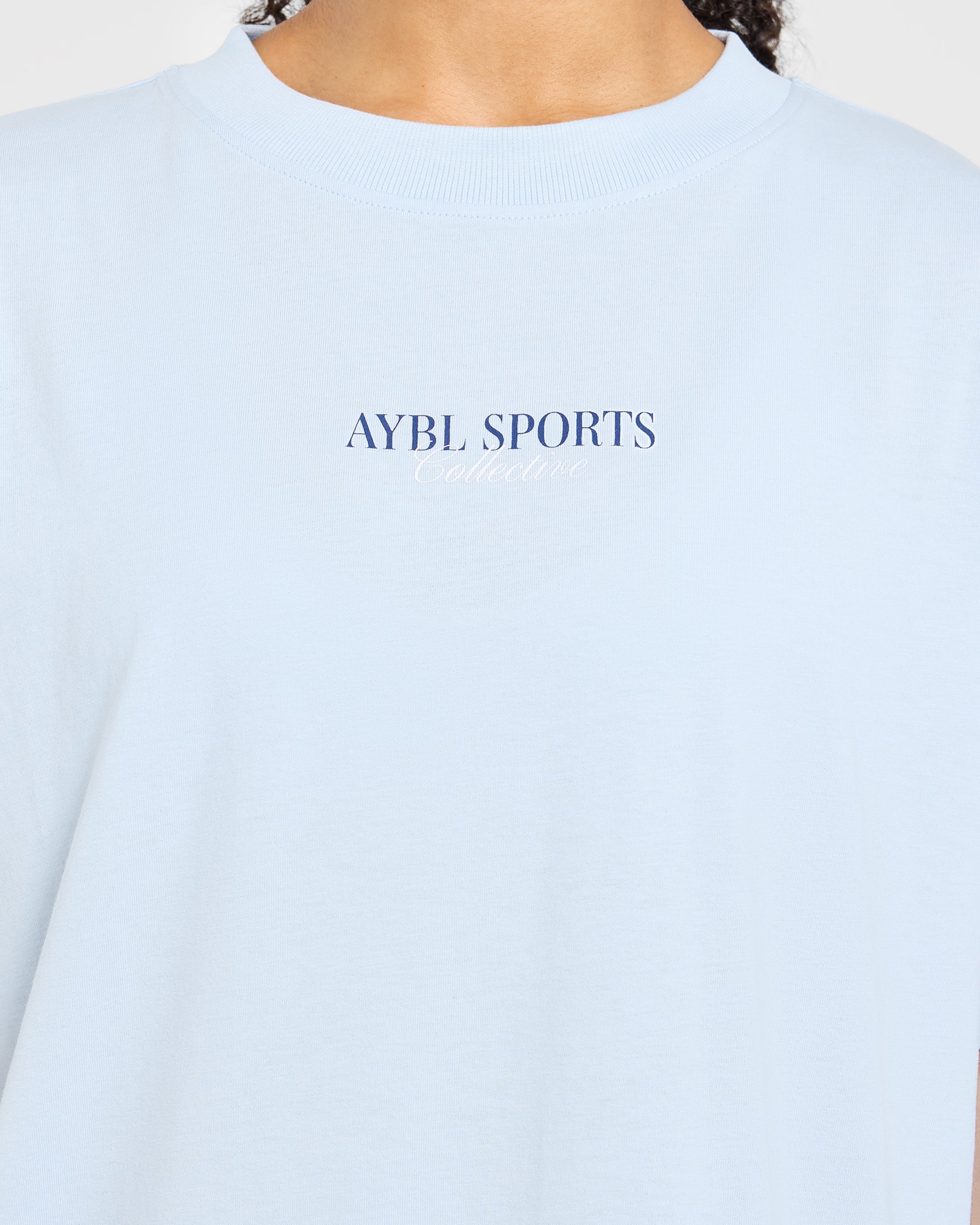 Sports Collective Oversized T Shirt - Blauw