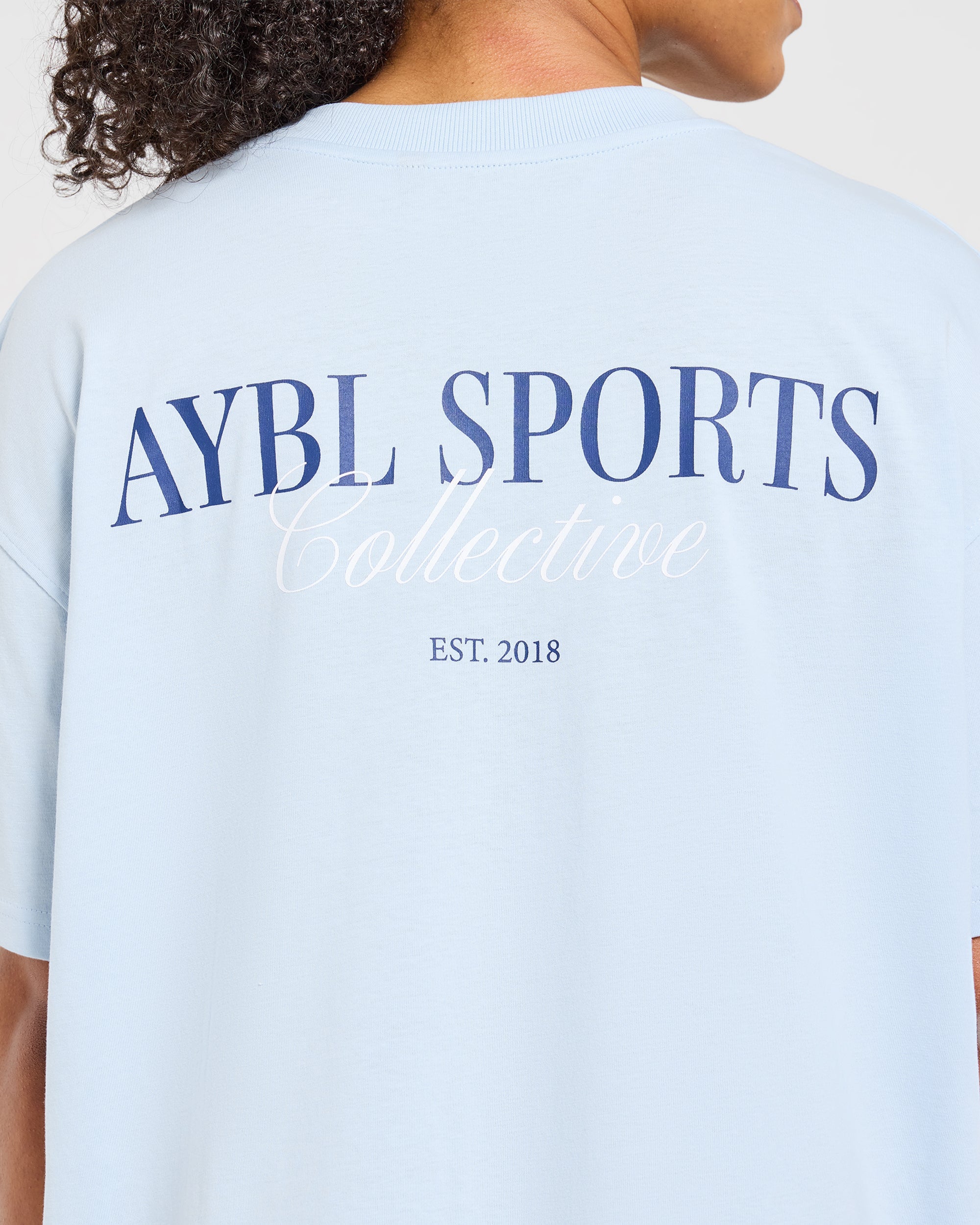 Sports Collective Oversized T Shirt - Blauw