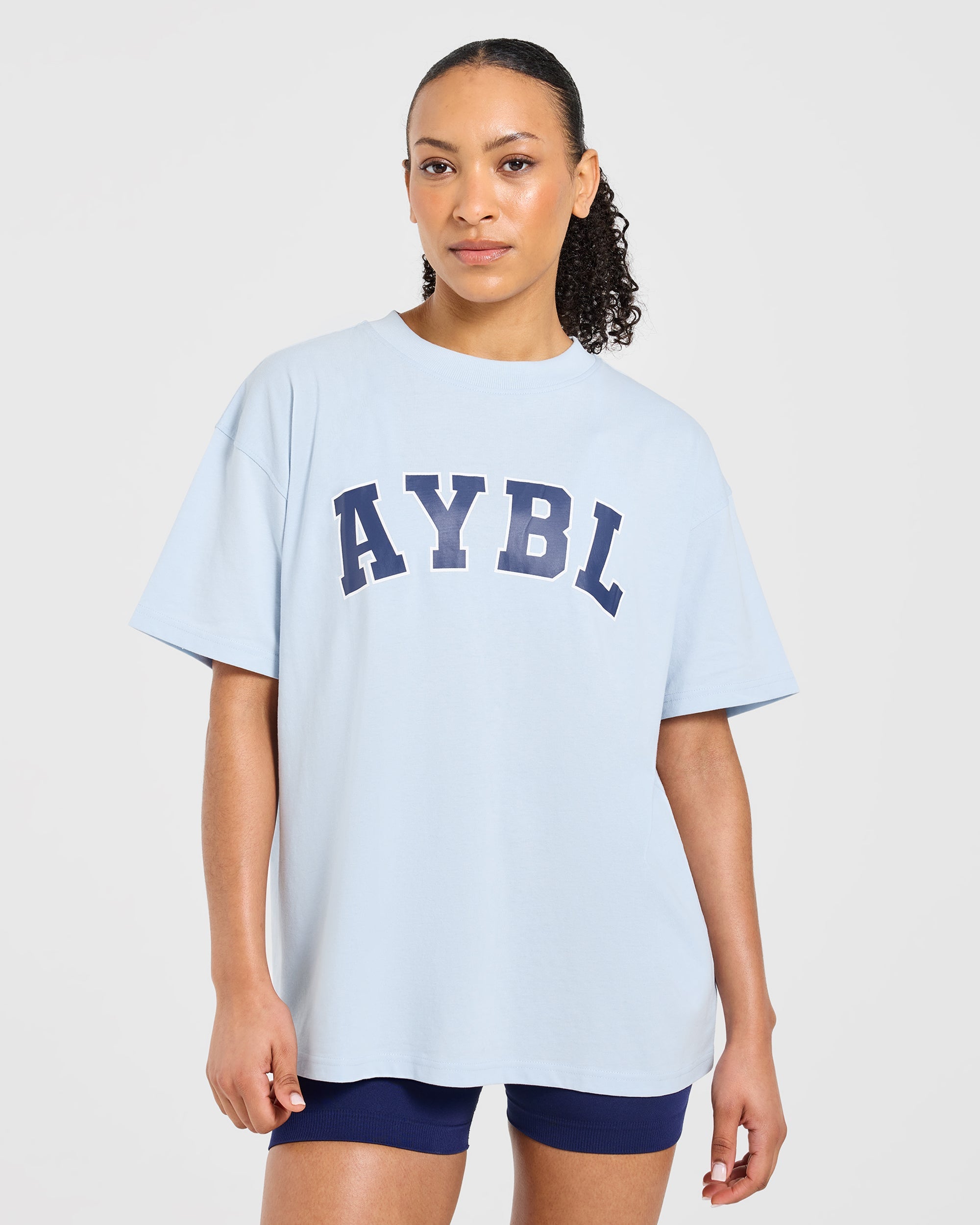 Varsity 2.0 Oversized T Shirt - Blauw