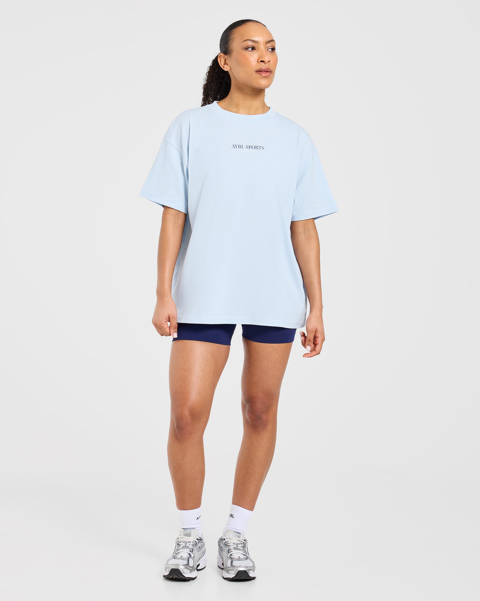 Sports Collective Oversized T Shirt - Blauw