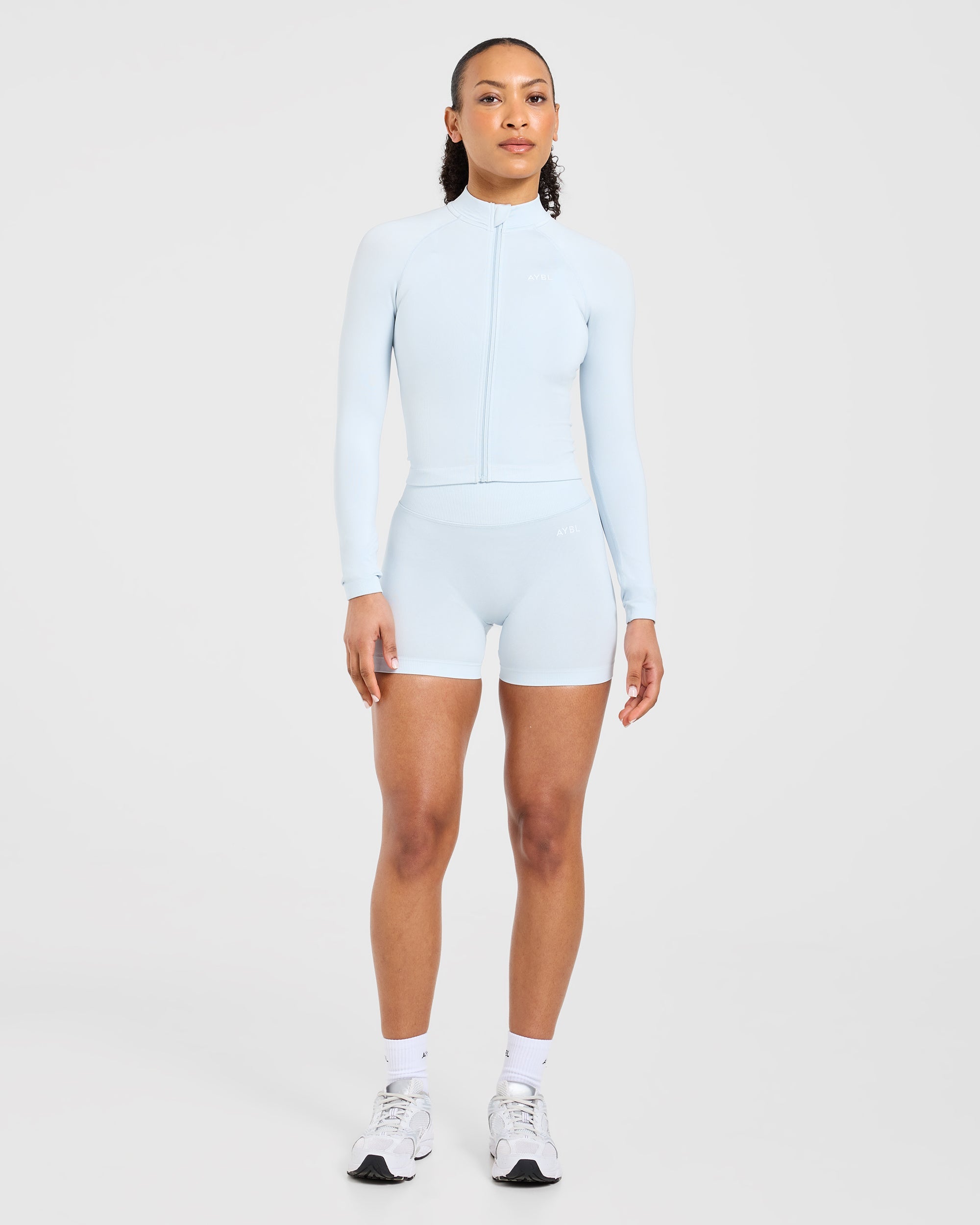 Adapt Seamless Jacket - Iced Blauw