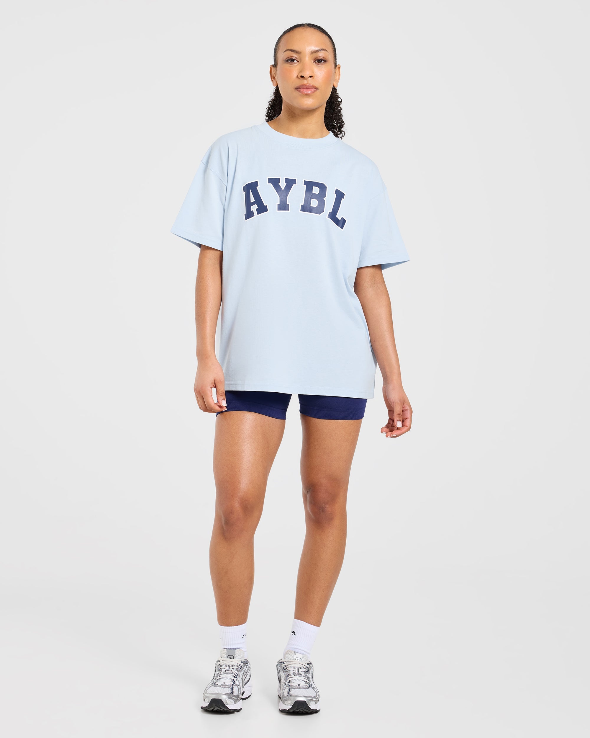 Varsity 2.0 Oversized T Shirt - Blauw