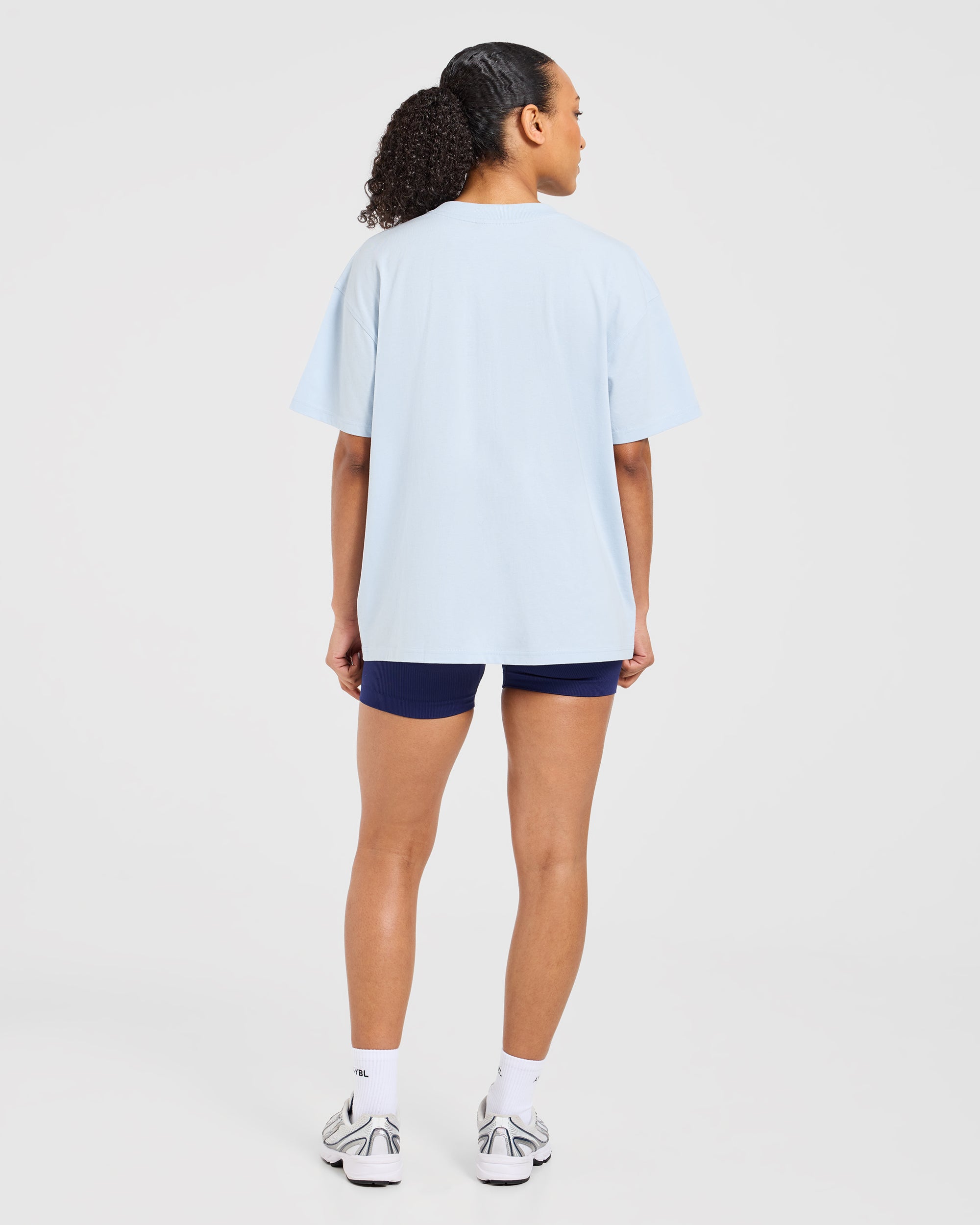 Varsity 2.0 Oversized T Shirt - Blauw
