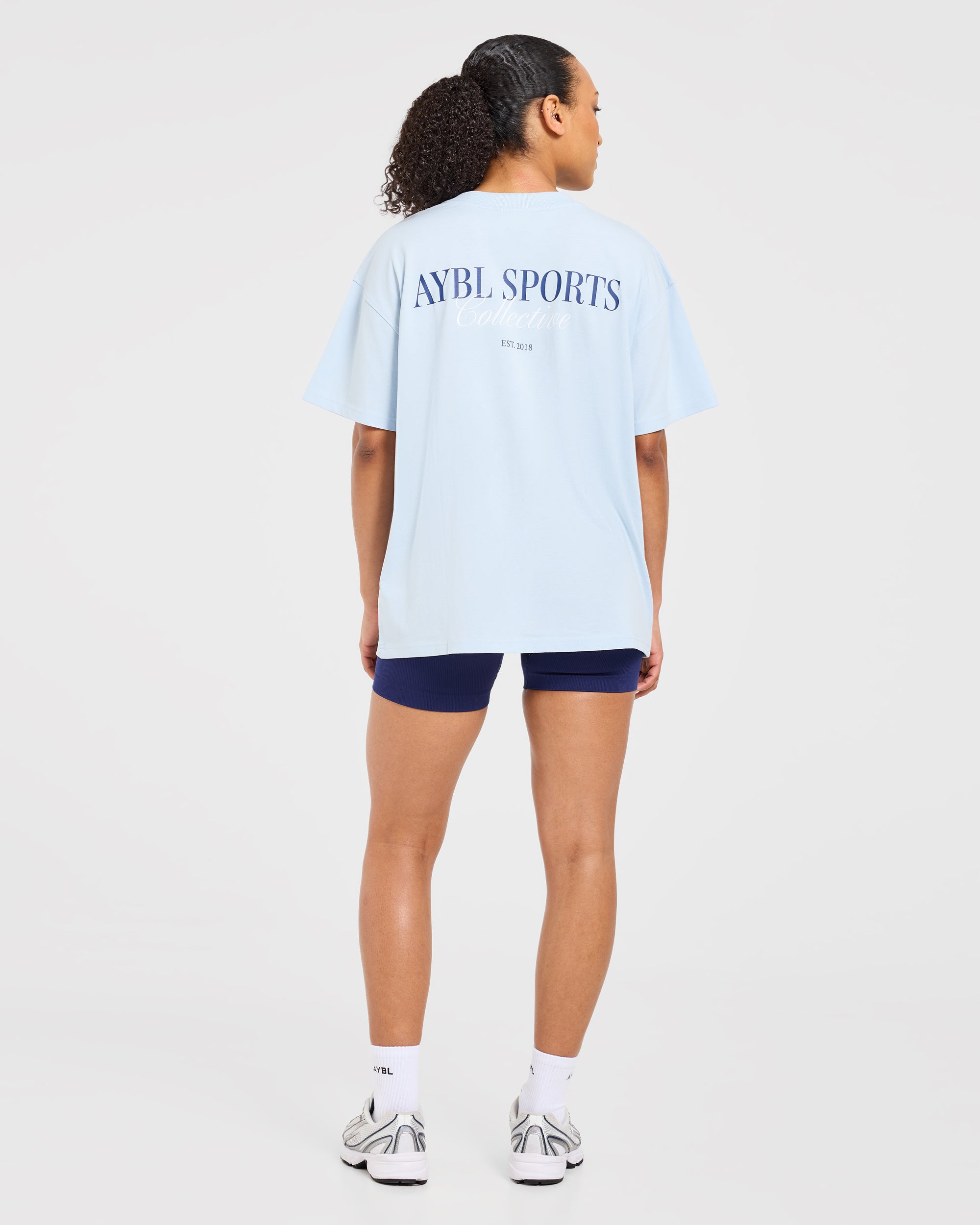 Sports Collective Oversized T Shirt - Blauw