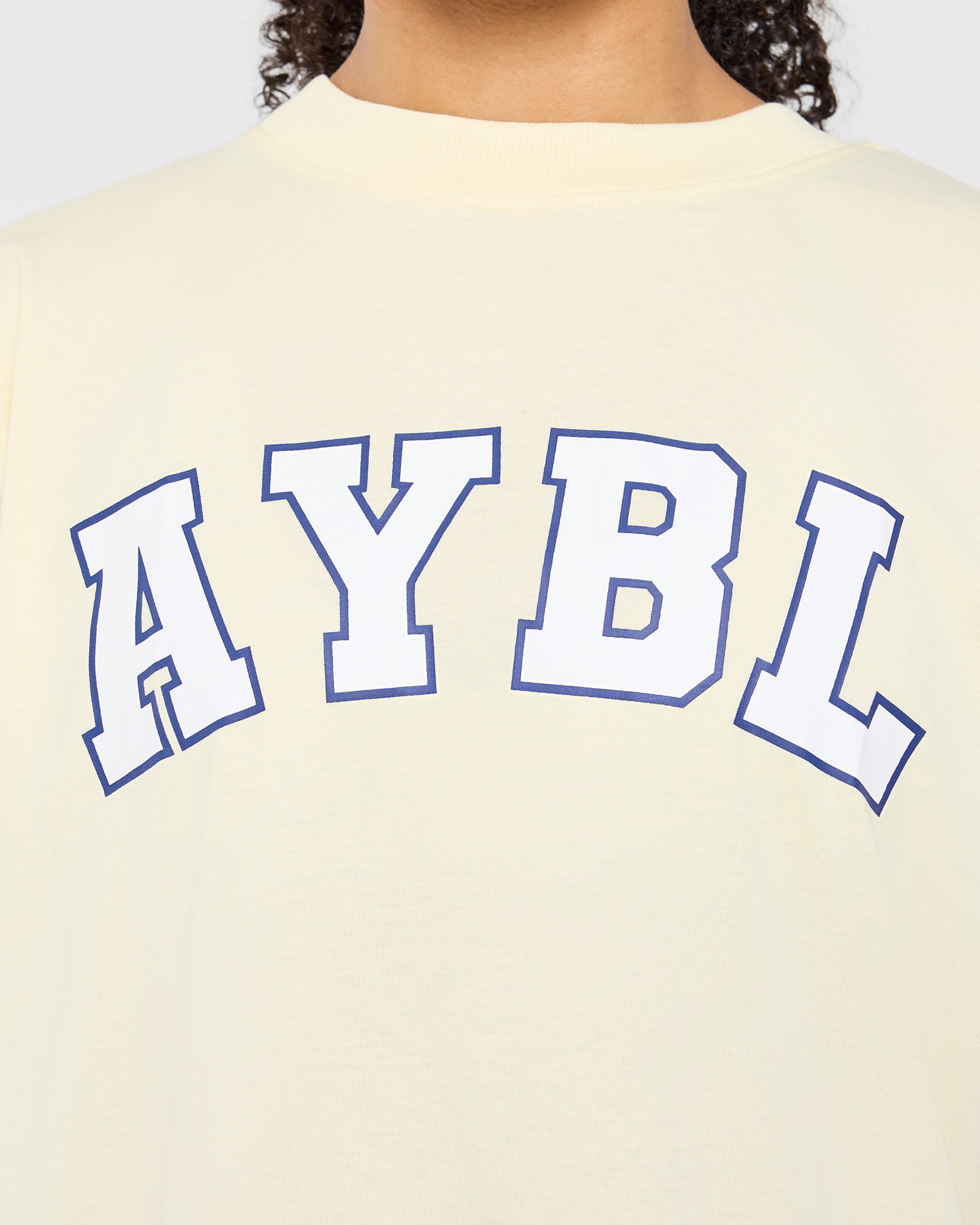 Varsity 2.0 Oversized T Shirt - Butter Geel