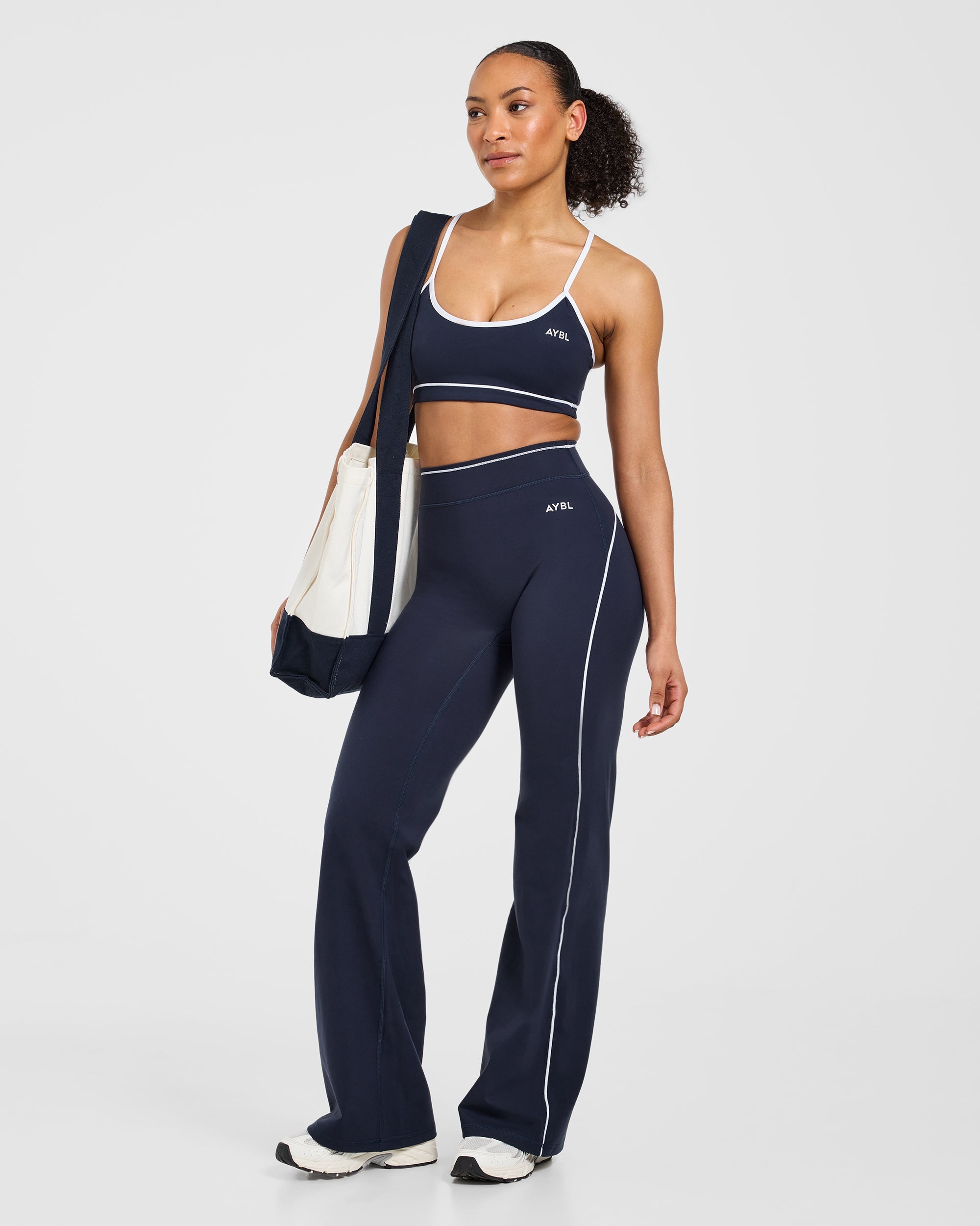 Form Flared Leggings - Muted Navy