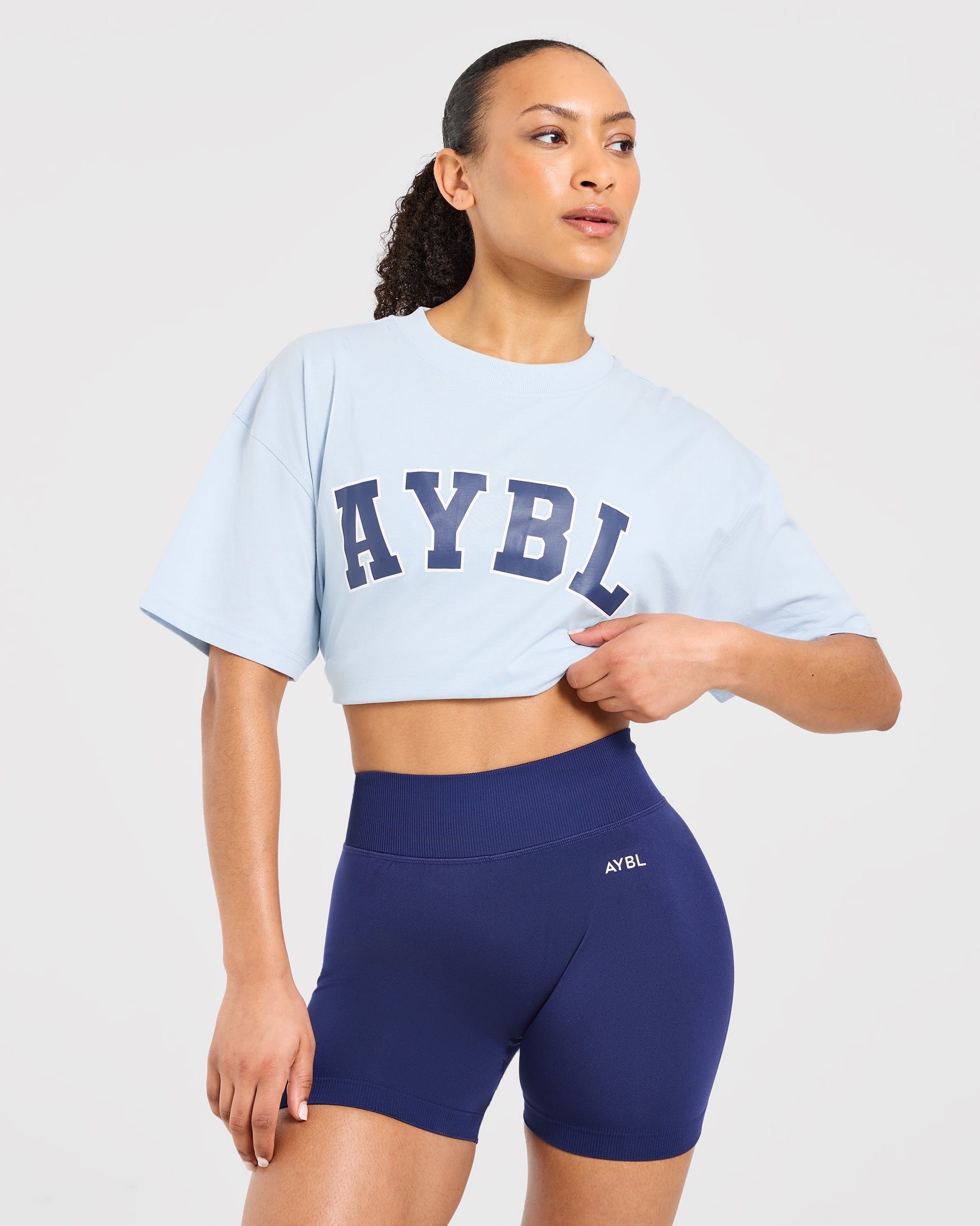 Varsity 2.0 Oversized T Shirt - Blauw