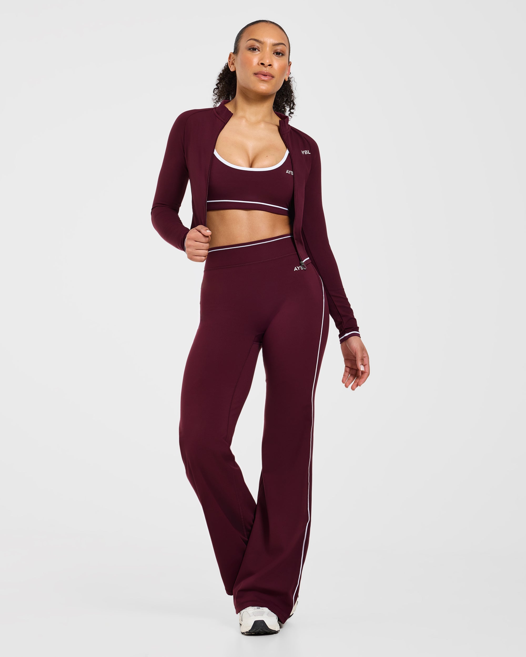 Form Flared Leggings - Deep Mulberry