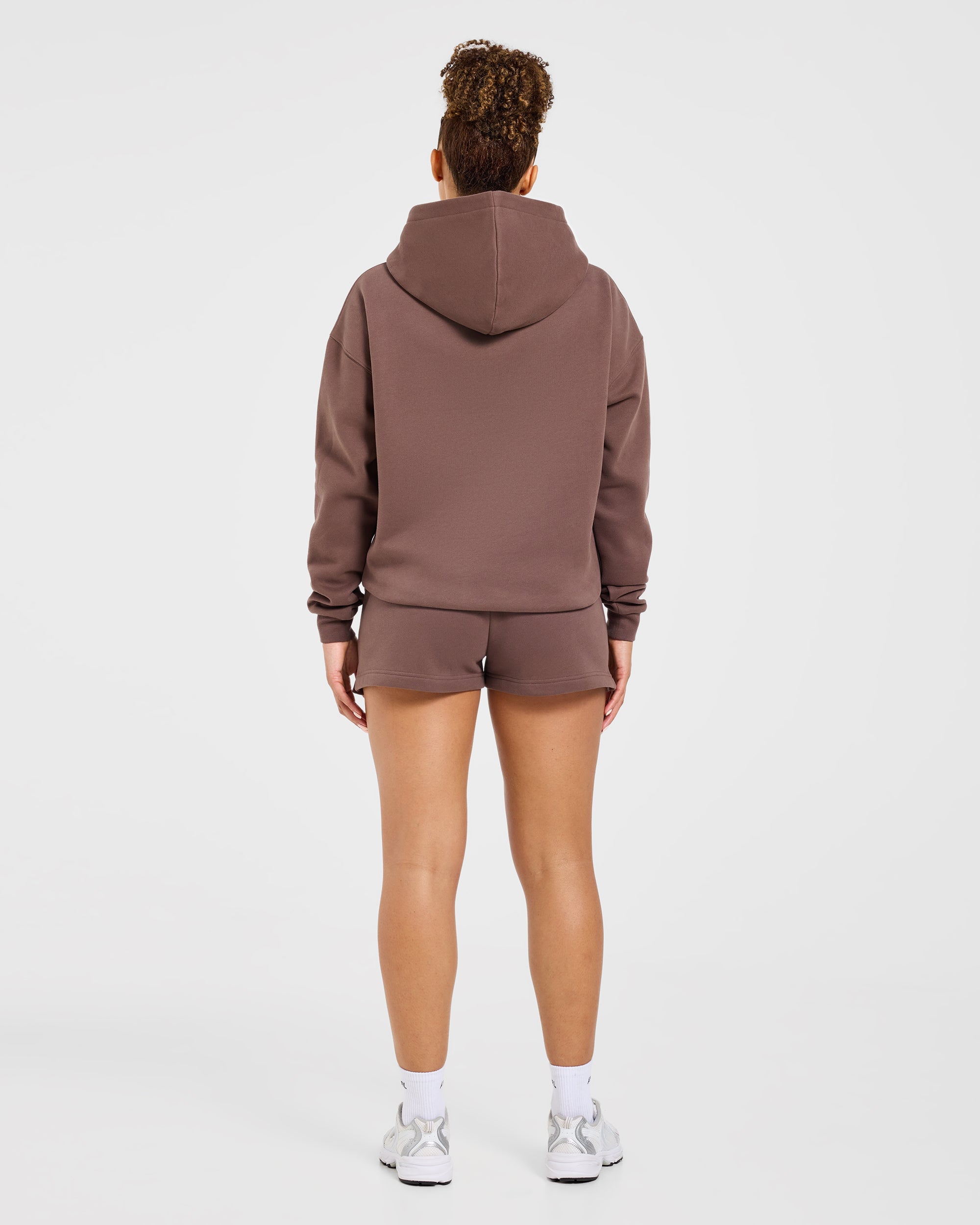 Varsity Applique Oversized Hoodie - Bruin