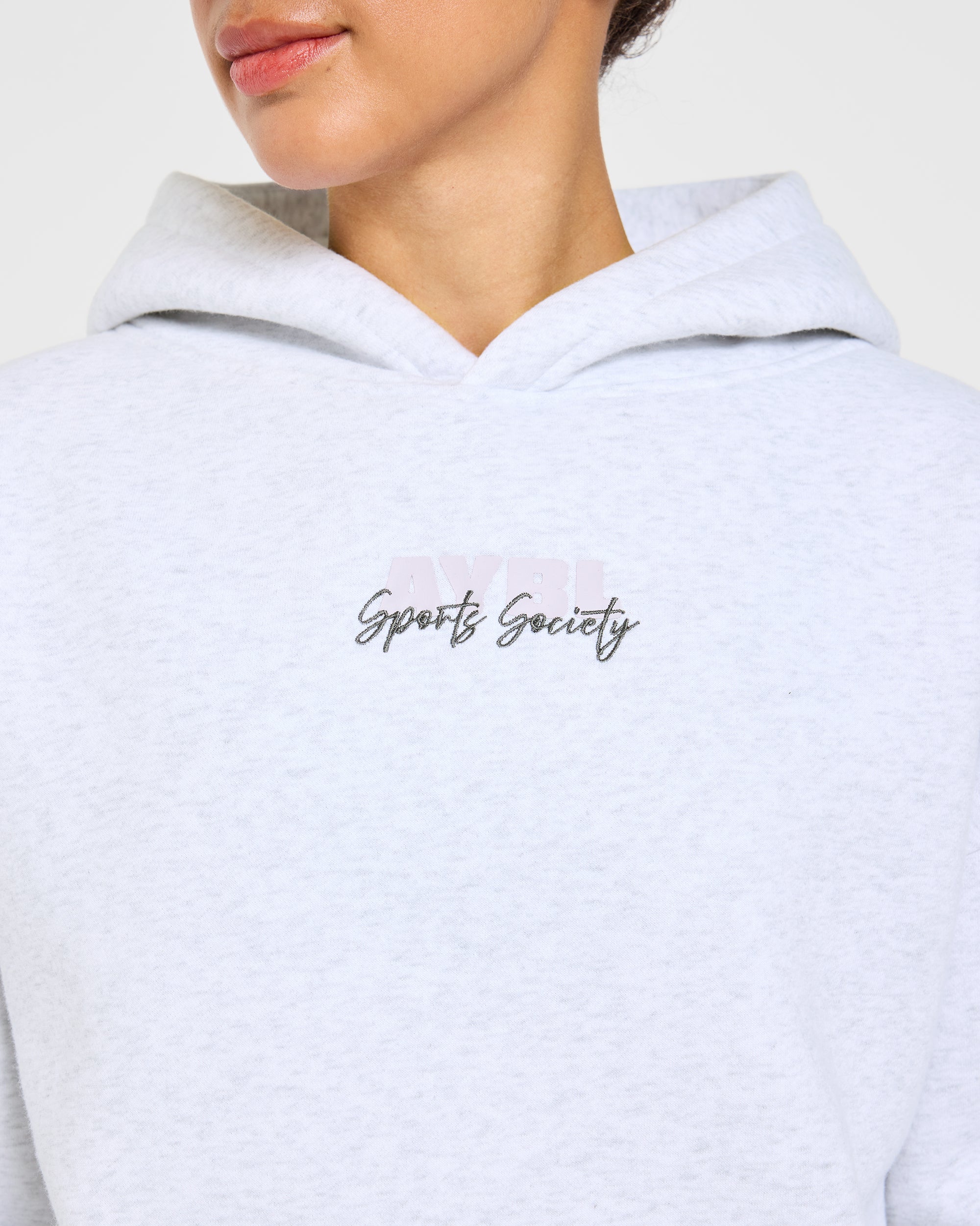 Sports Society Oversized Hoodie - Heather Grijs