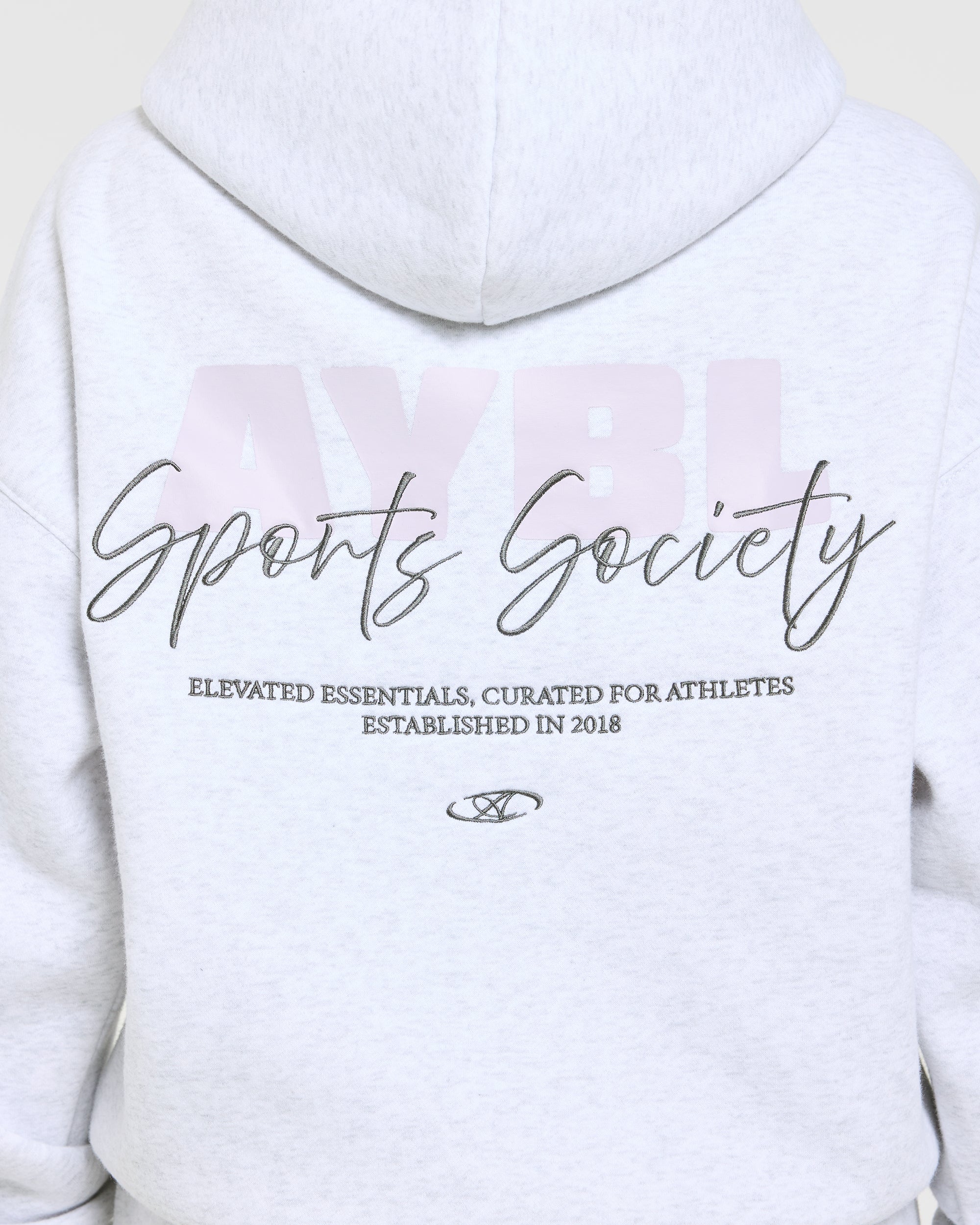 Sports Society Oversized Hoodie - Heather Grijs