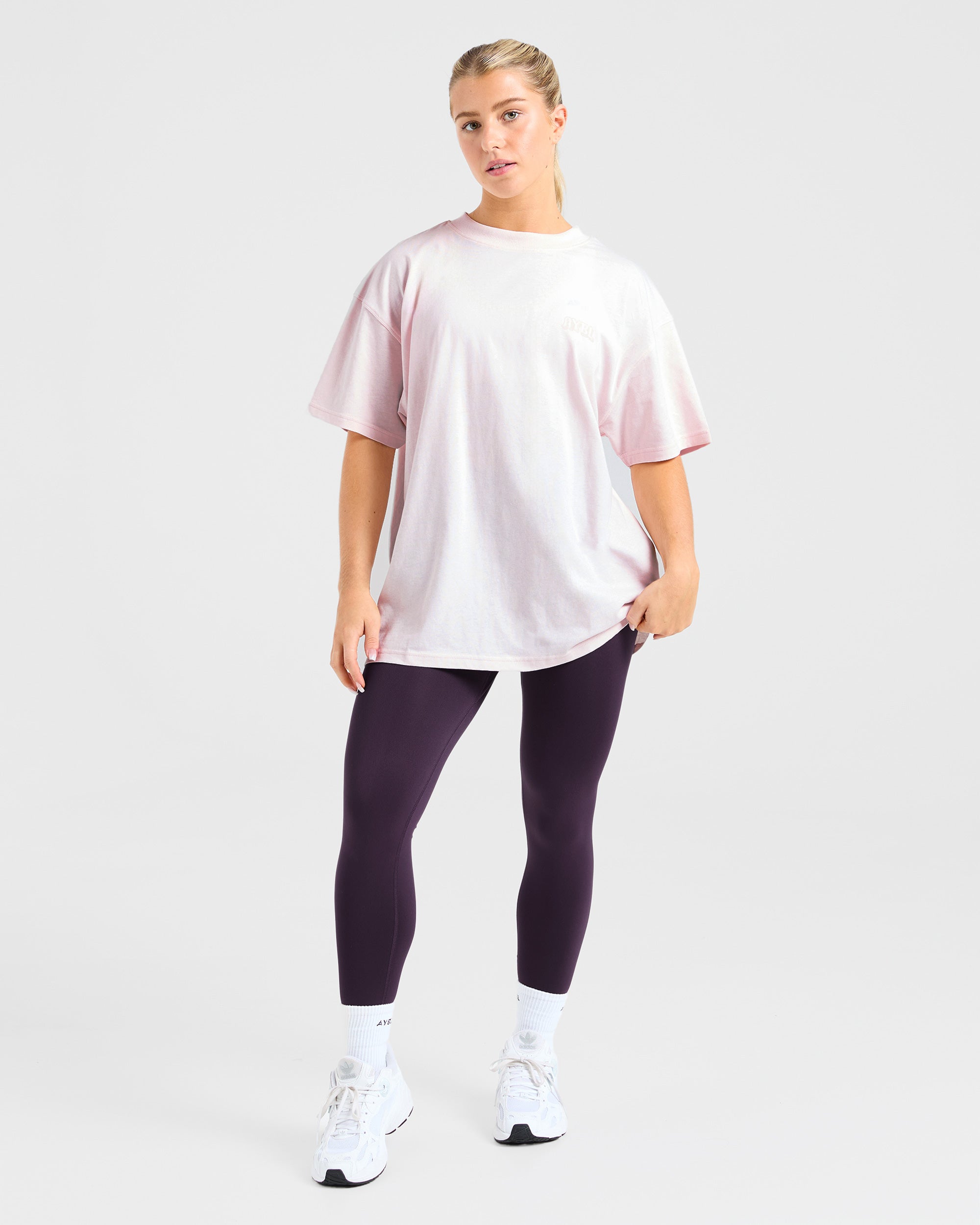 Gym Girl Era Oversized T Shirt - Roze