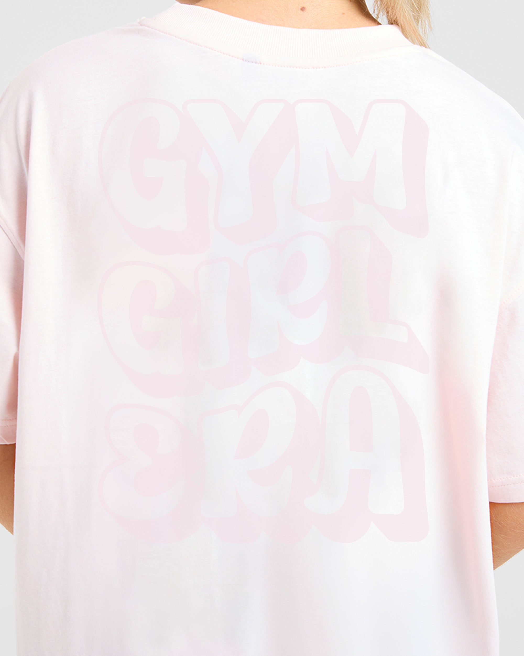 Gym Girl Era Oversized T Shirt - Roze