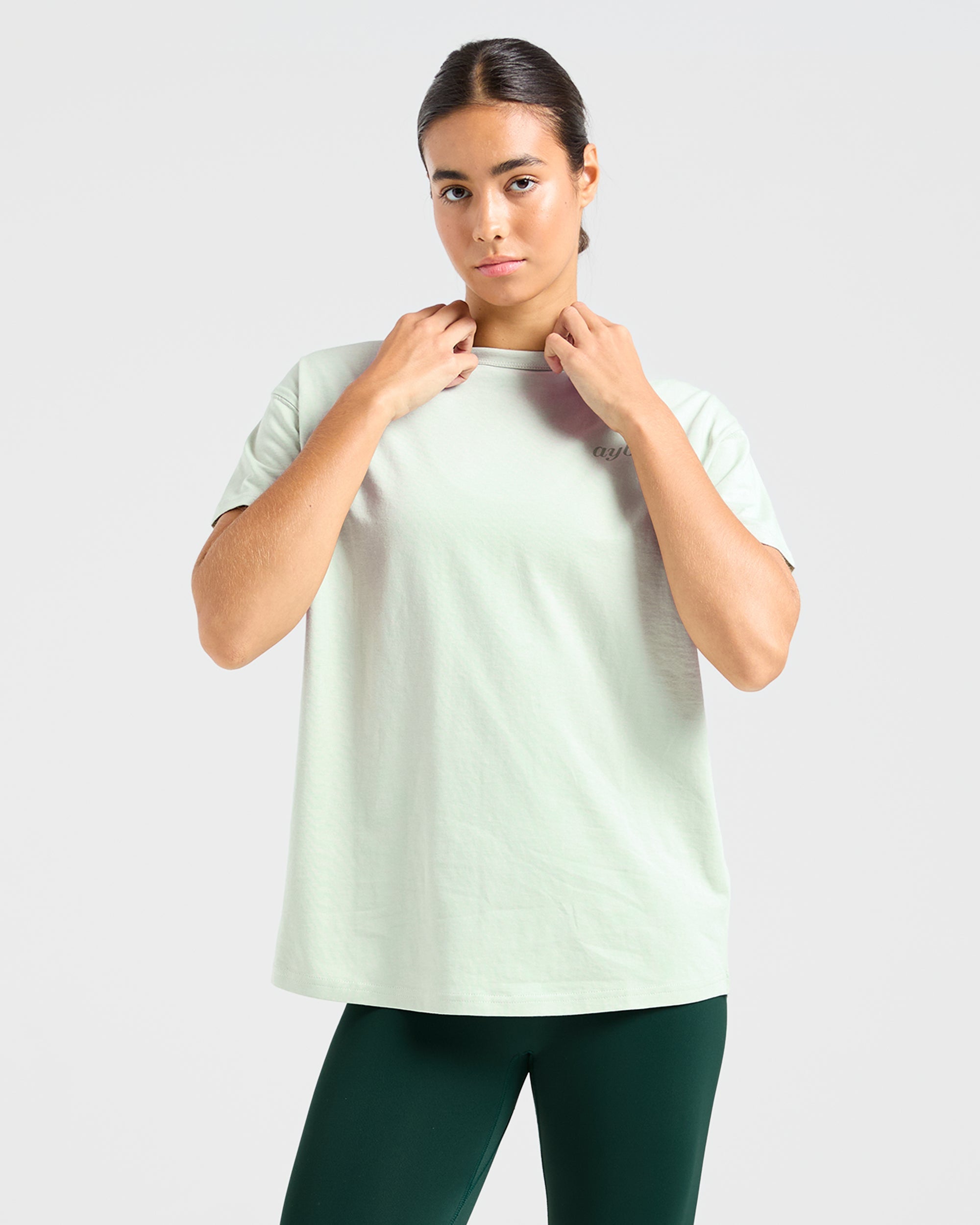 Show Yourself Kindness Oversized T Shirt - Groen