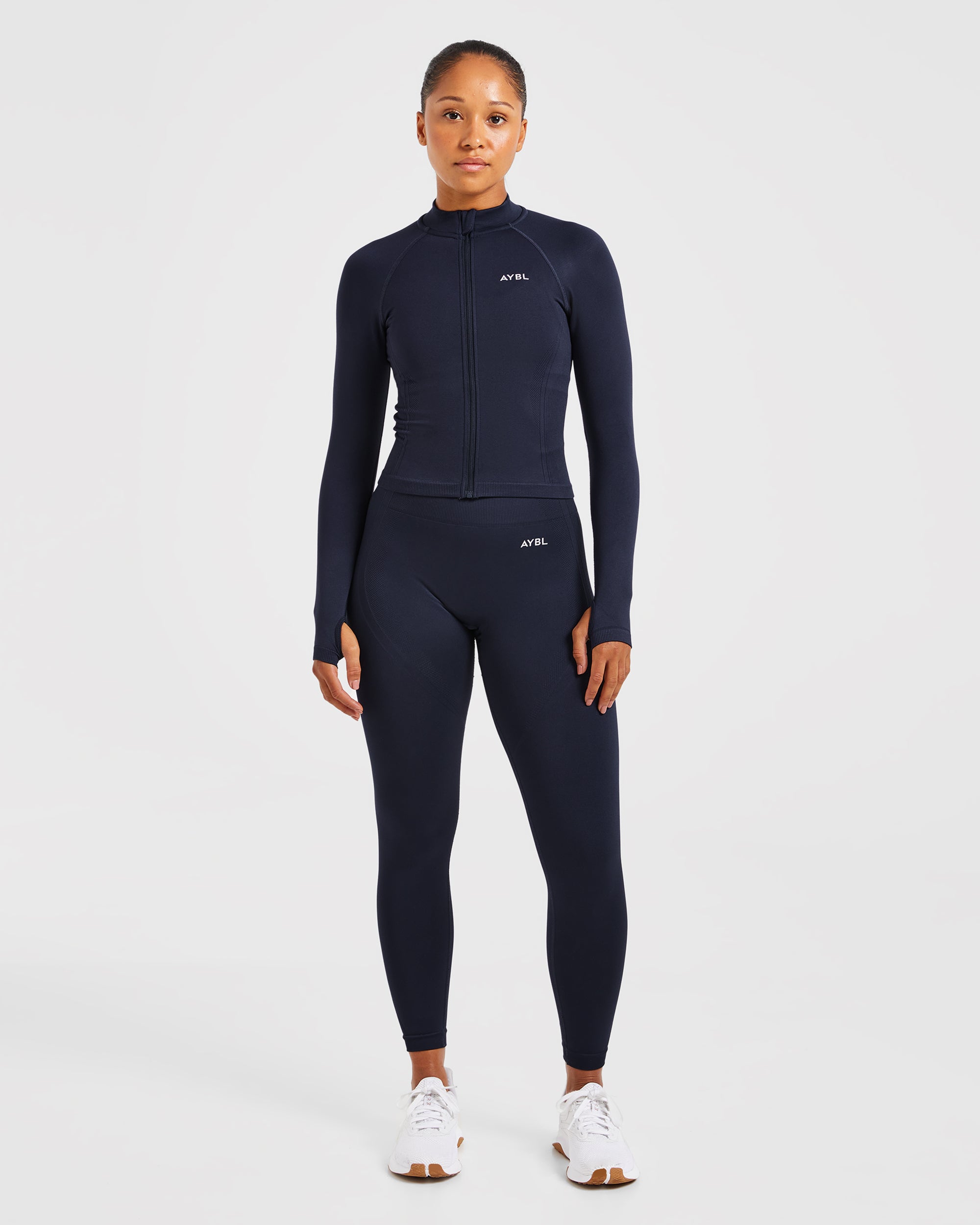 Balance V3 Seamless Zip Jacket - Navy