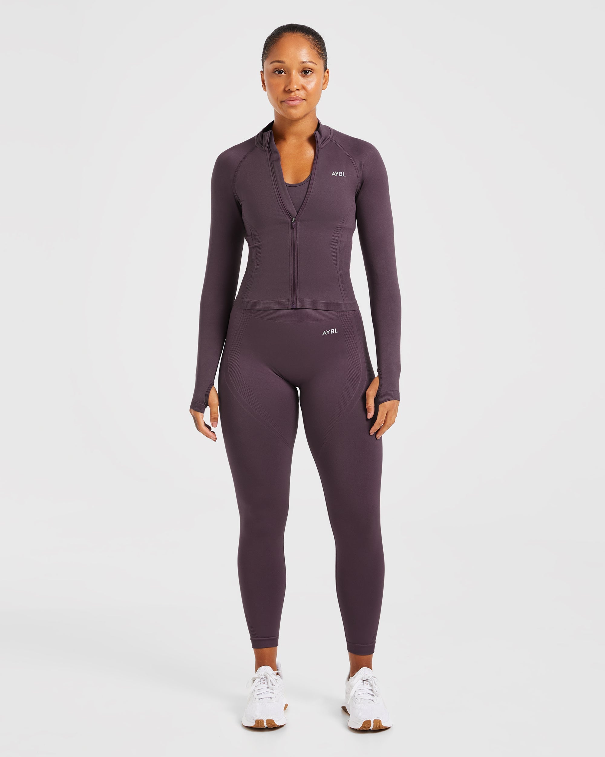 Balance V3 Seamless Zip Jacket - Paars