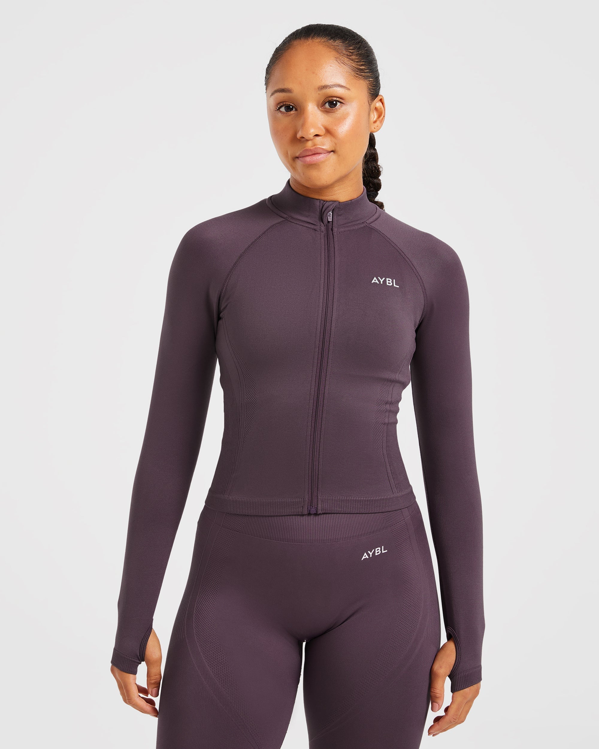 Balance V3 Seamless Zip Jacket - Paars