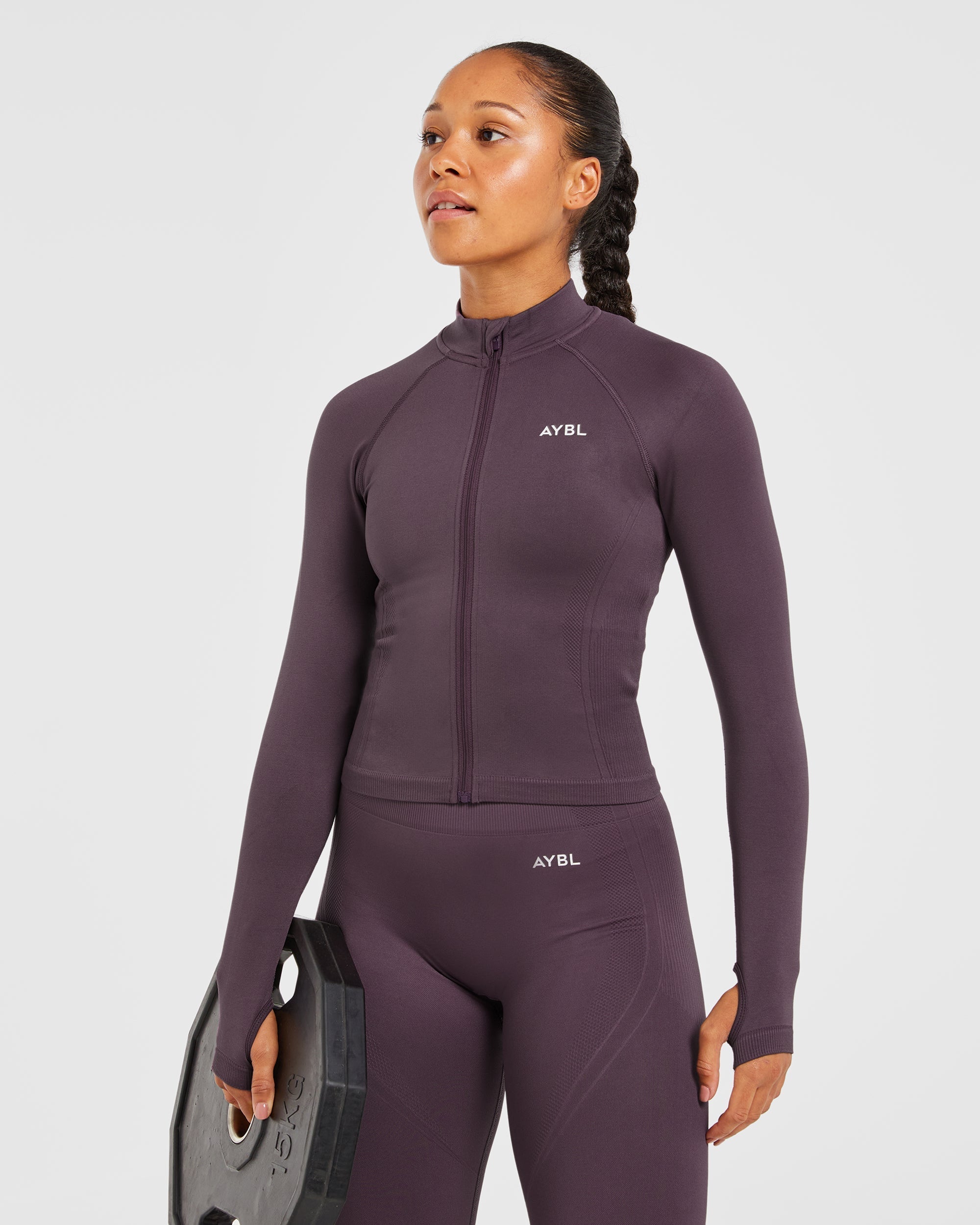 Balance V3 Seamless Zip Jacket - Paars