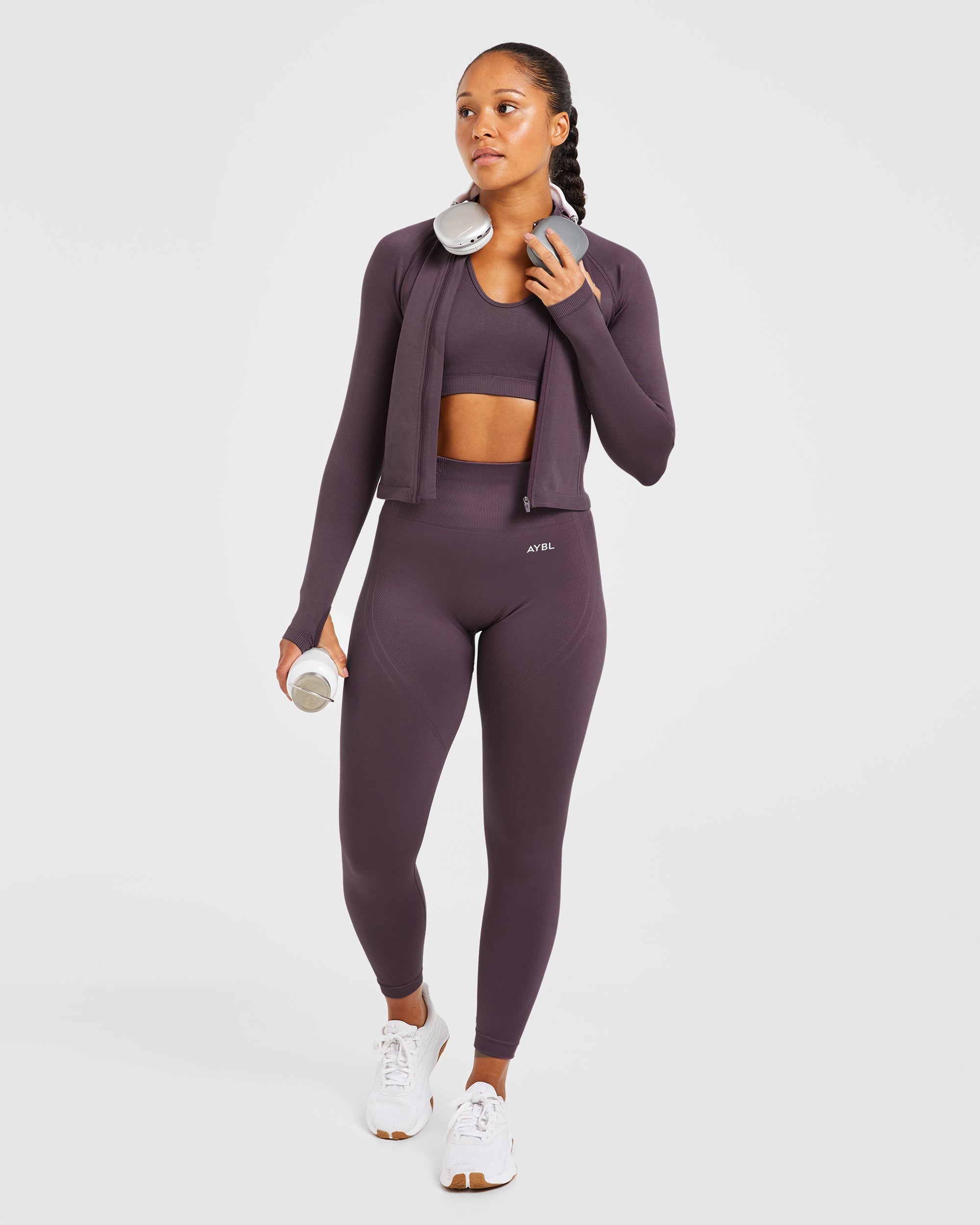 Balance V3 Seamless Zip Jacket - Paars