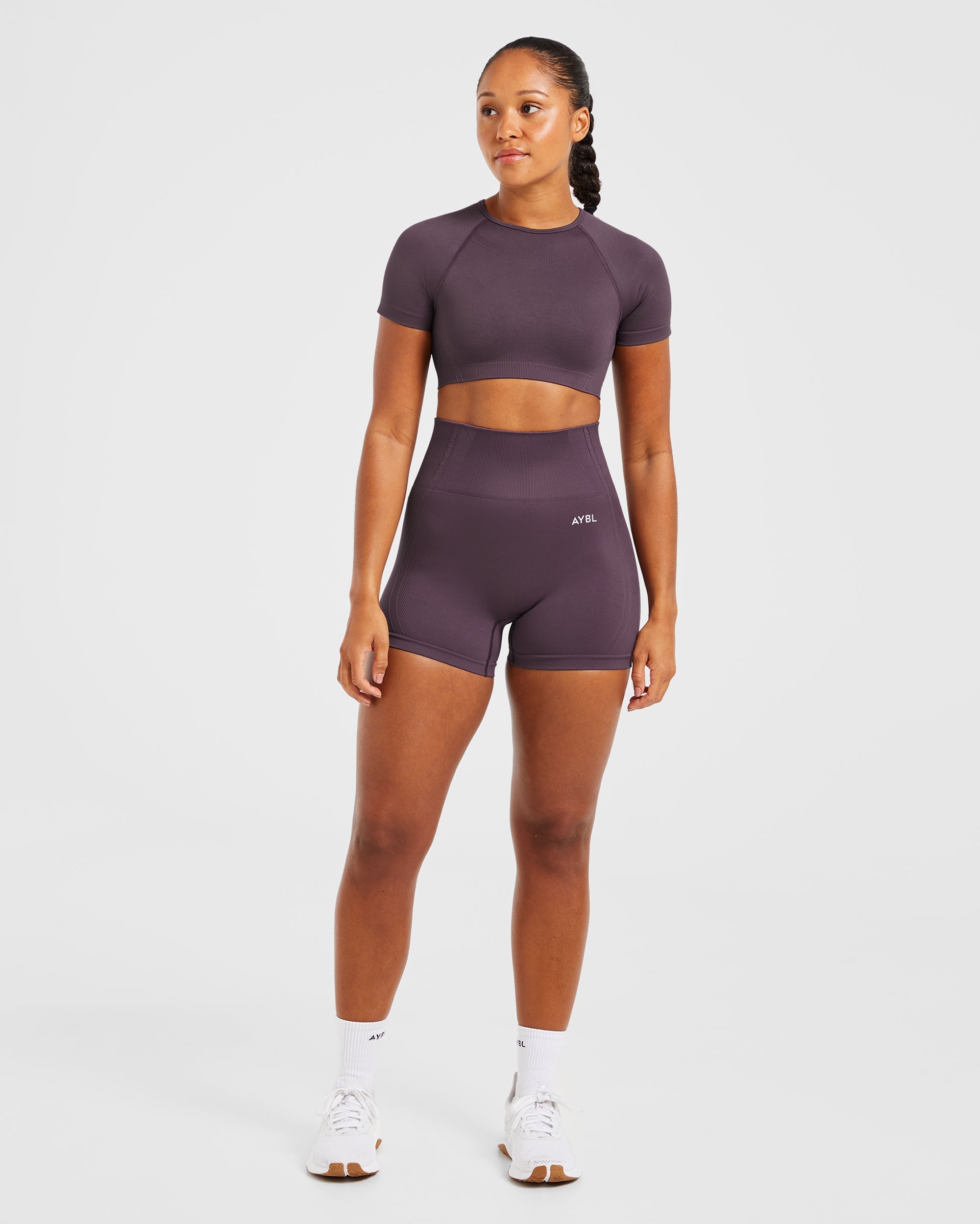 Balance V3 Seamless Crop Top - Paars